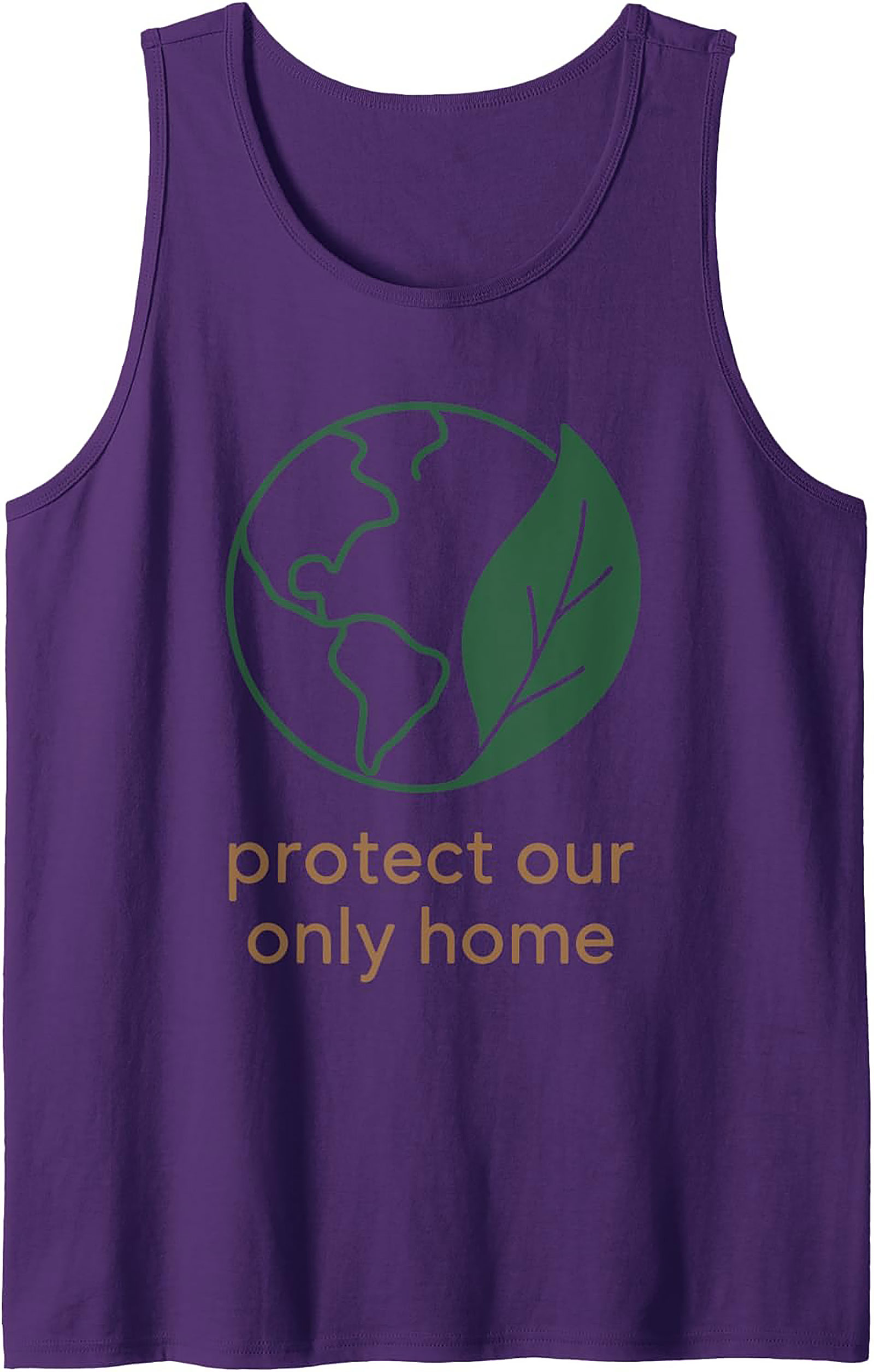 Protect Our Only Home Graphic Tank Top | Eco-Friendly Style