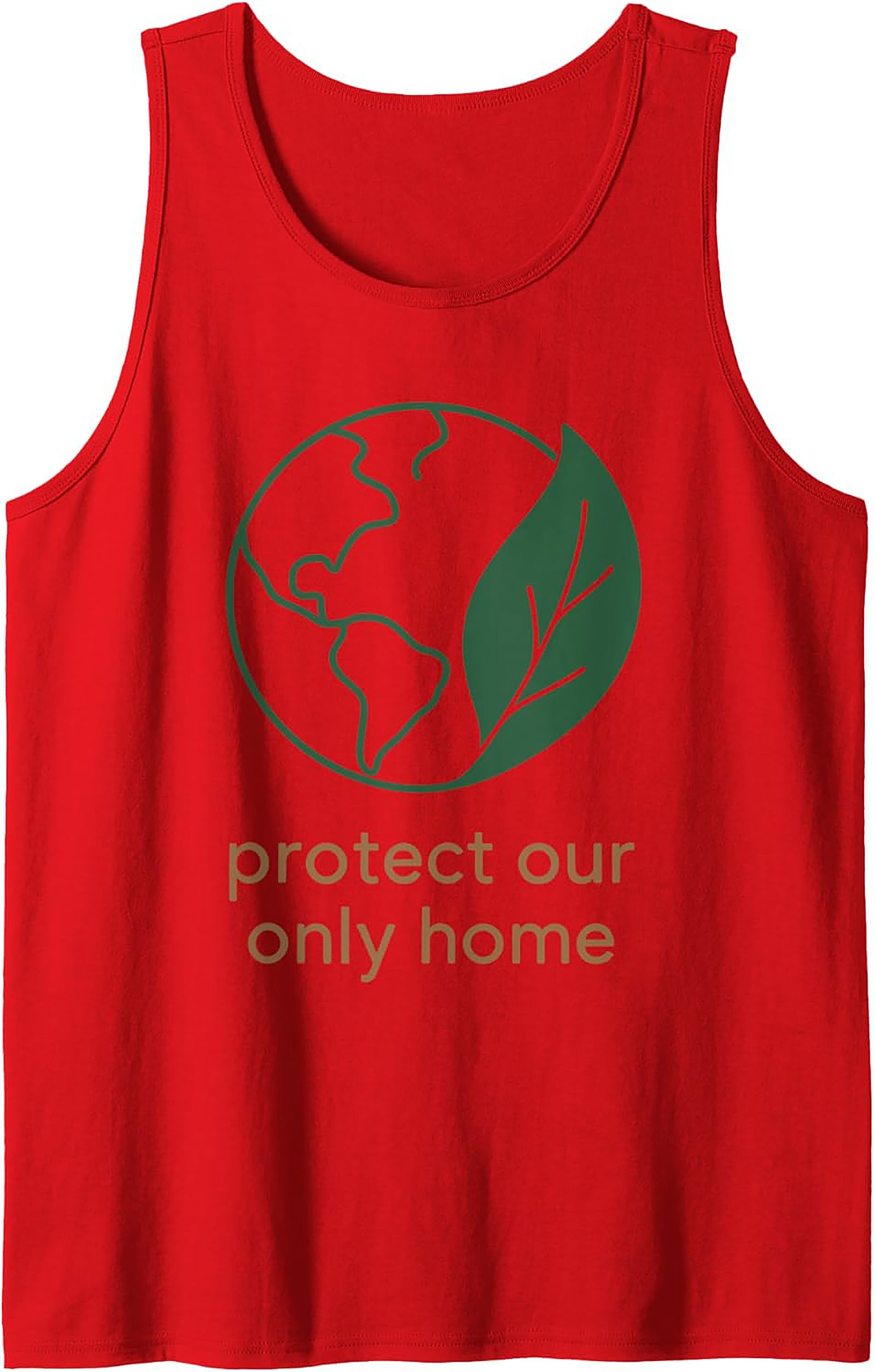 Protect Our Only Home Graphic Tank Top | Eco-Friendly Style