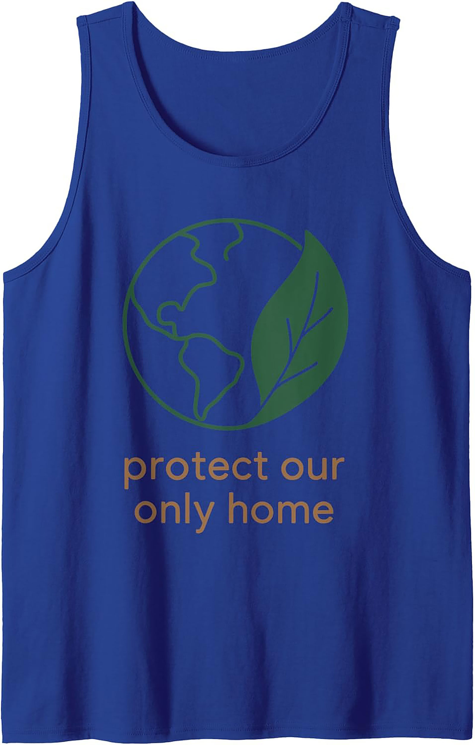 Protect Our Only Home Graphic Tank Top | Eco-Friendly Style