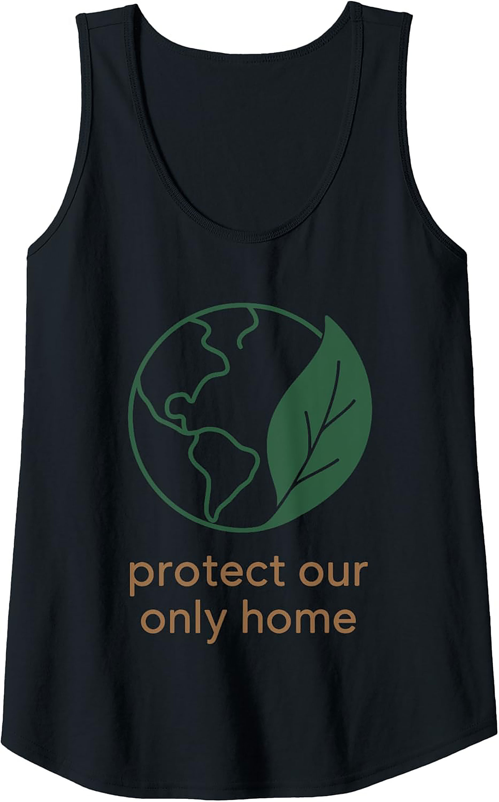 Protect Our Only Home Graphic Tank Top | Eco-Friendly Style