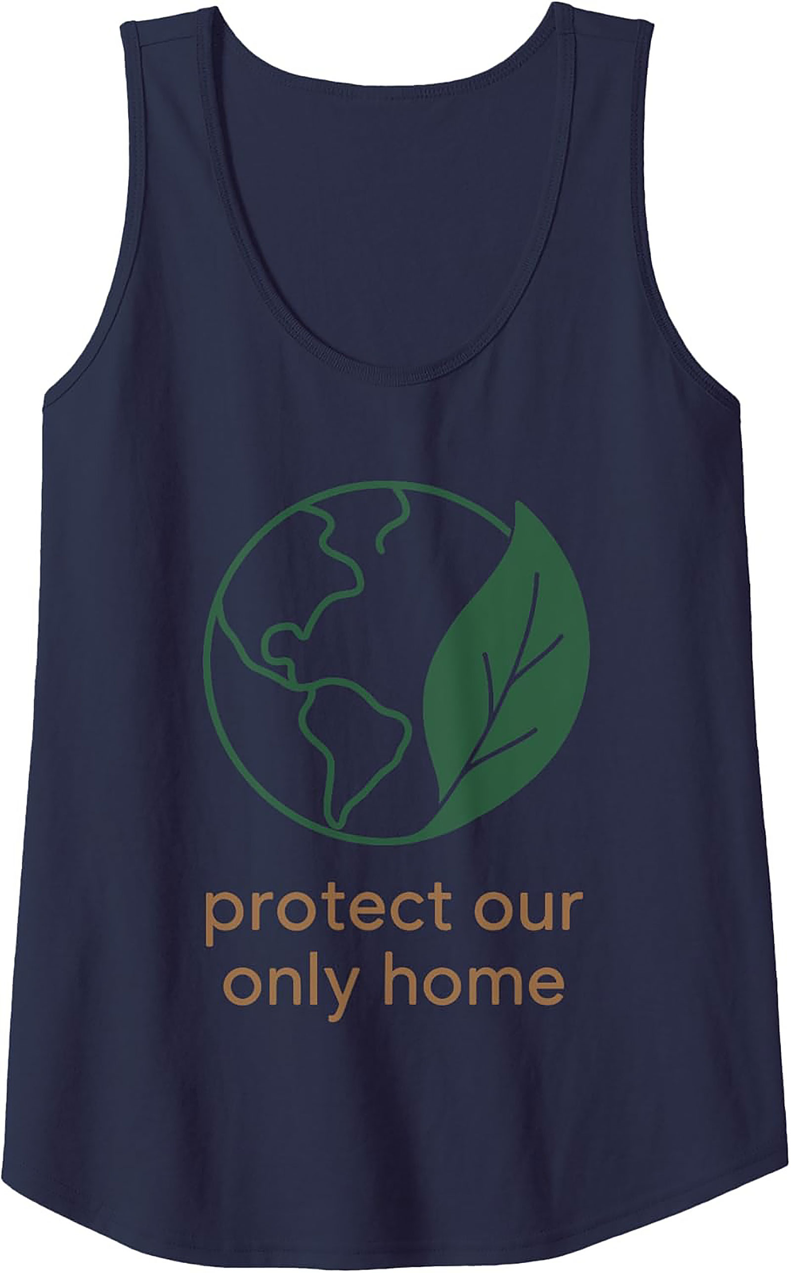 Protect Our Only Home Graphic Tank Top | Eco-Friendly Style