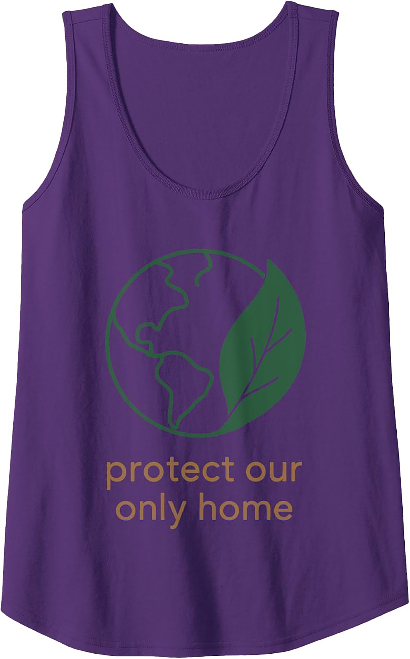 Protect Our Only Home Graphic Tank Top | Eco-Friendly Style