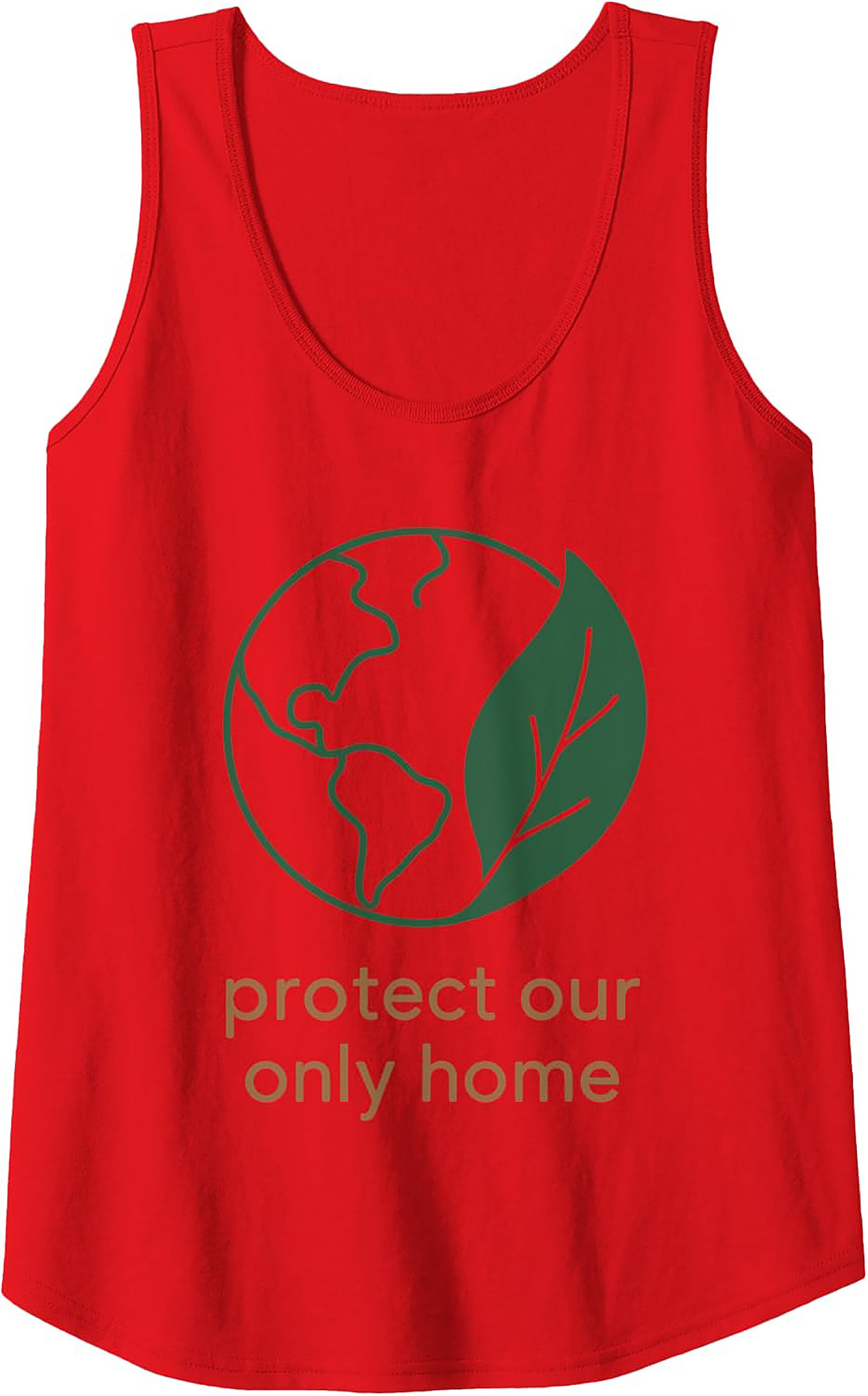 Protect Our Only Home Graphic Tank Top | Eco-Friendly Style
