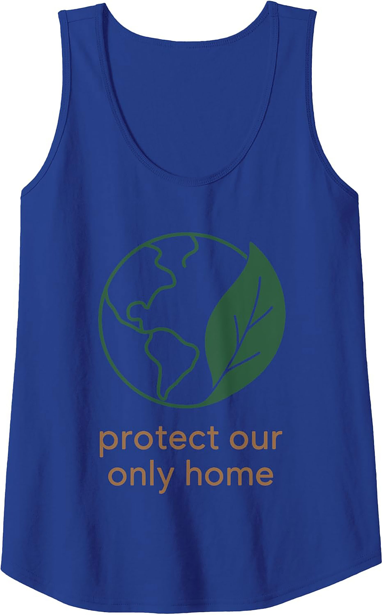 Protect Our Only Home Graphic Tank Top | Eco-Friendly Style