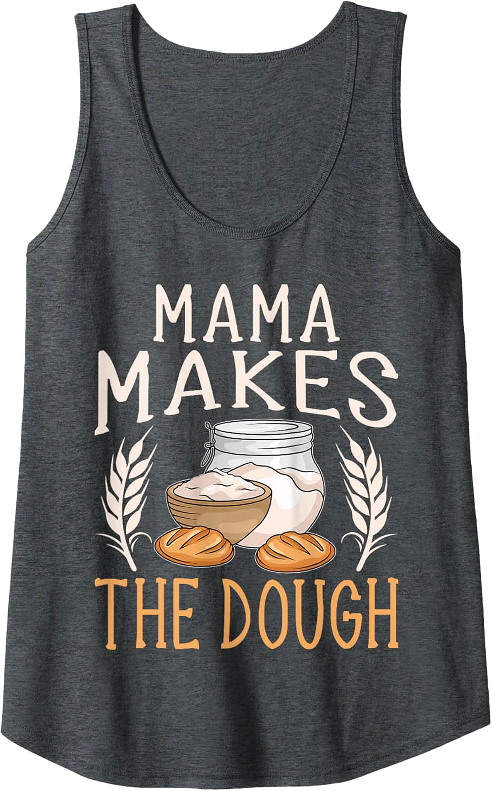 Mama Makes The Dough Baking Graphic Tank Top