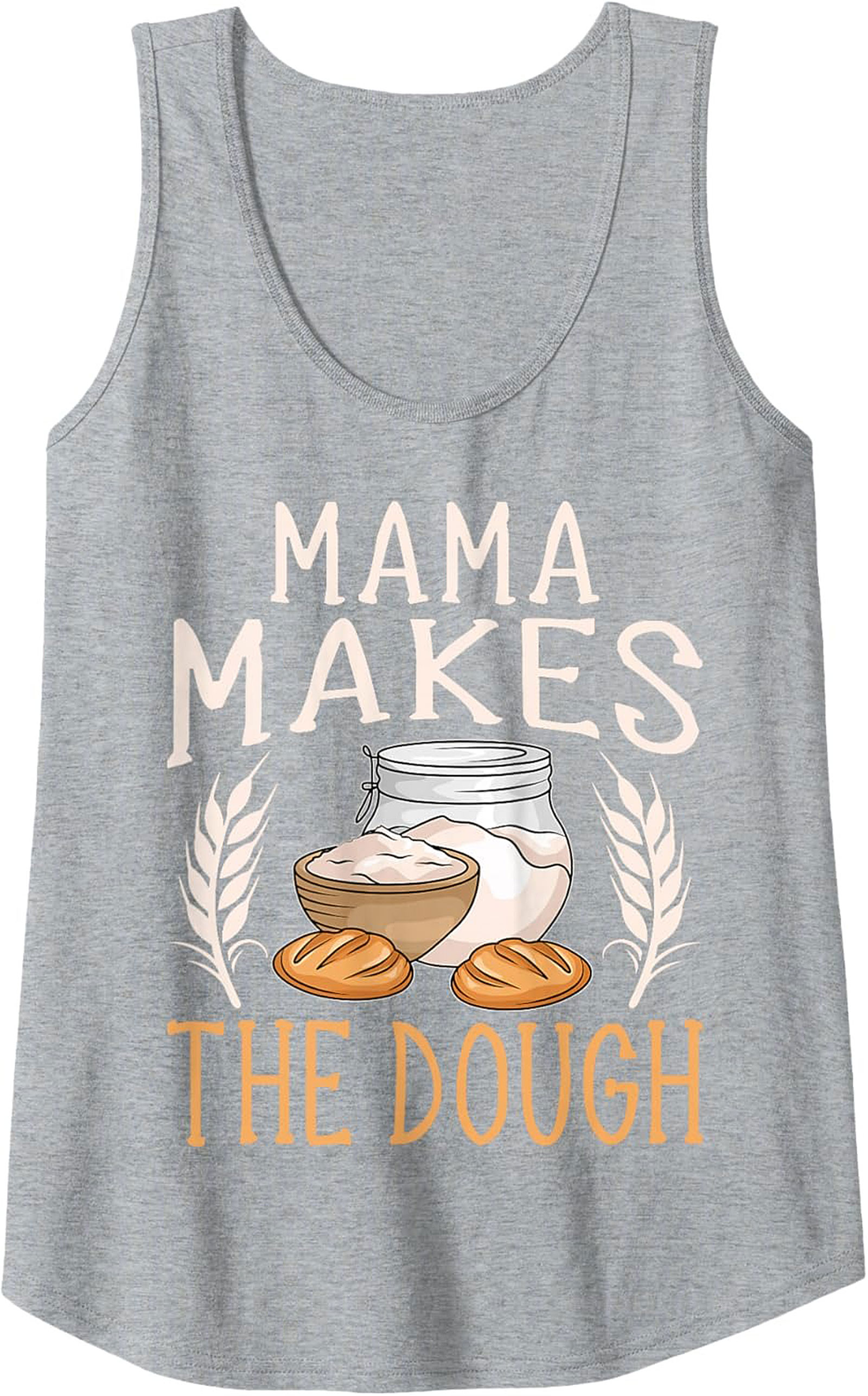 Mama Makes The Dough Baking Graphic Tank Top