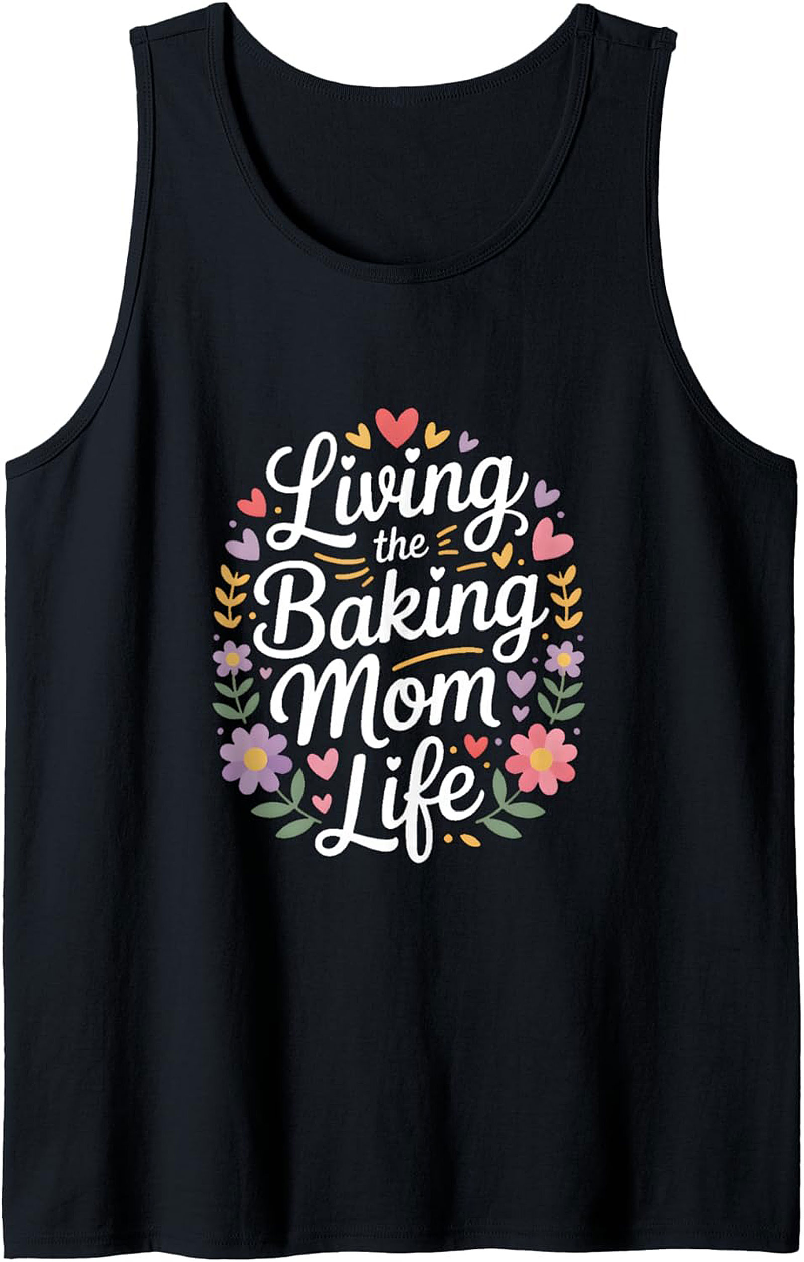 Living the Baking Mom Life Graphic Tank Top