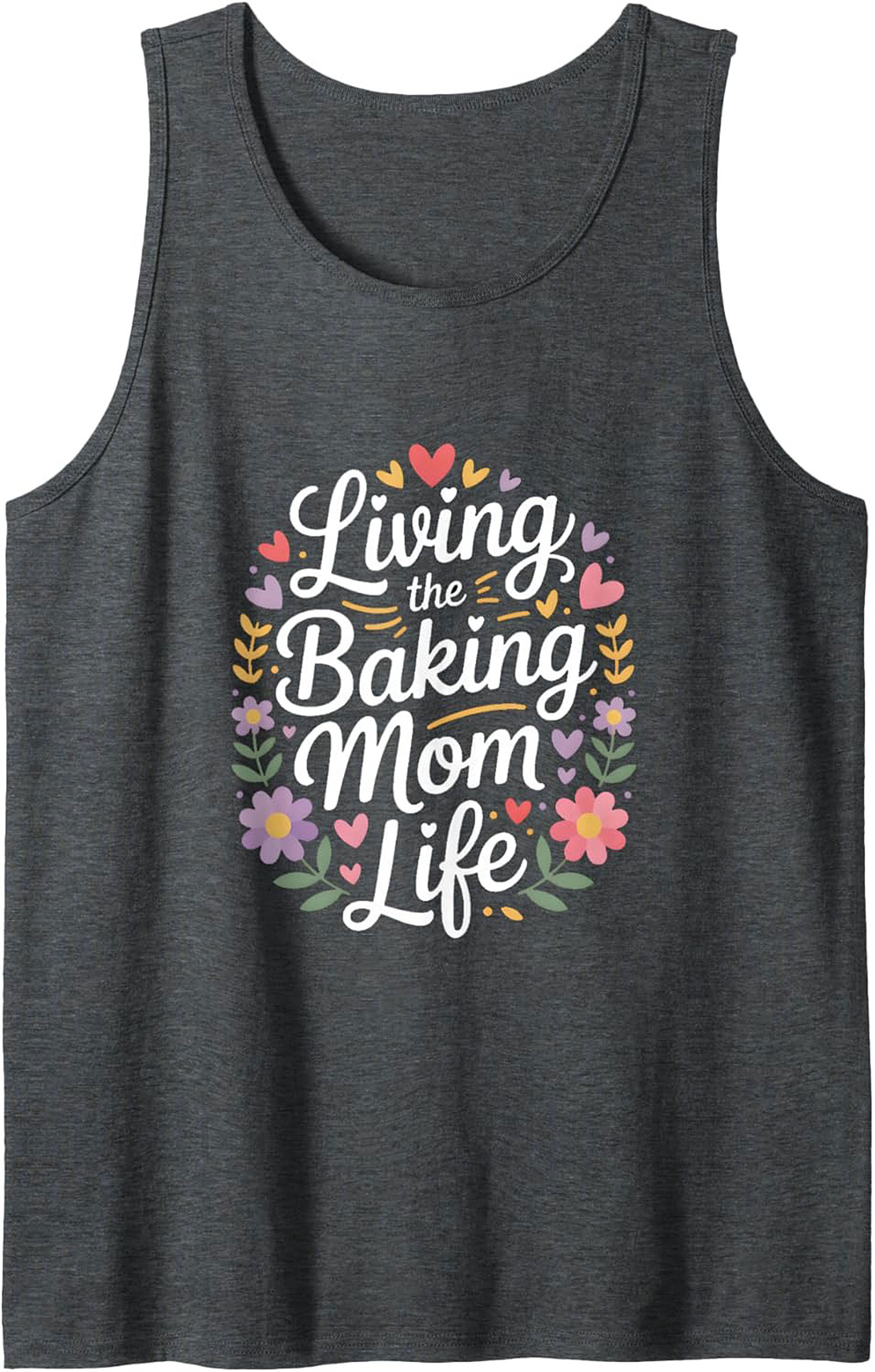 Living the Baking Mom Life Graphic Tank Top