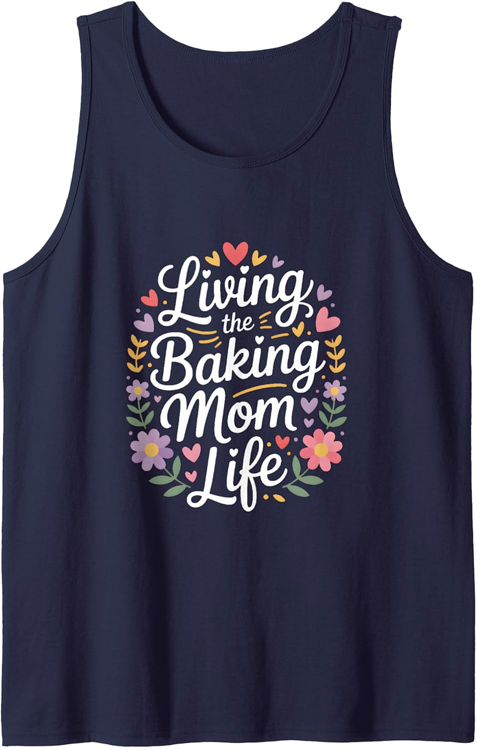 Living the Baking Mom Life Graphic Tank Top