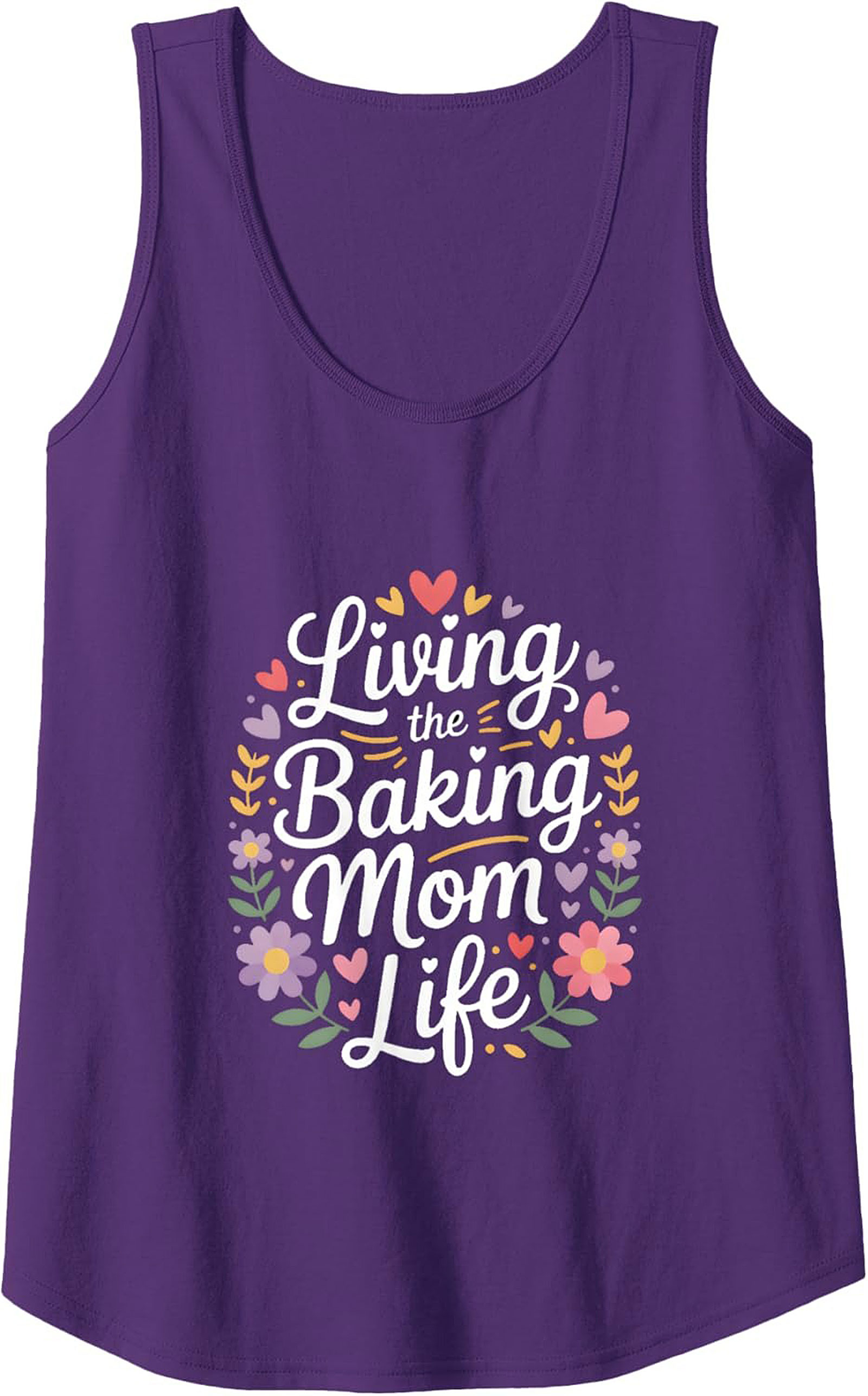 Living the Baking Mom Life Graphic Tank Top
