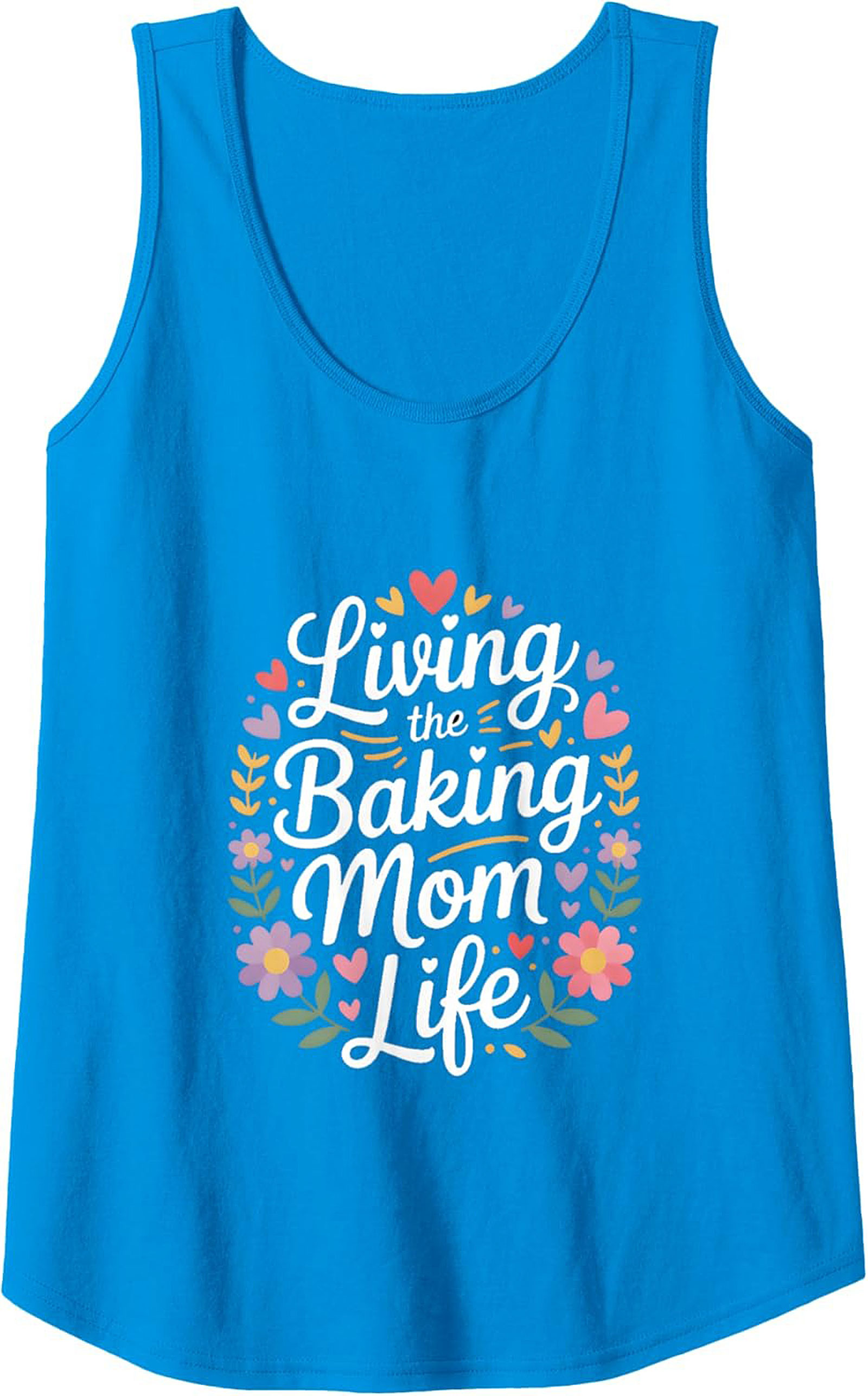 Living the Baking Mom Life Graphic Tank Top