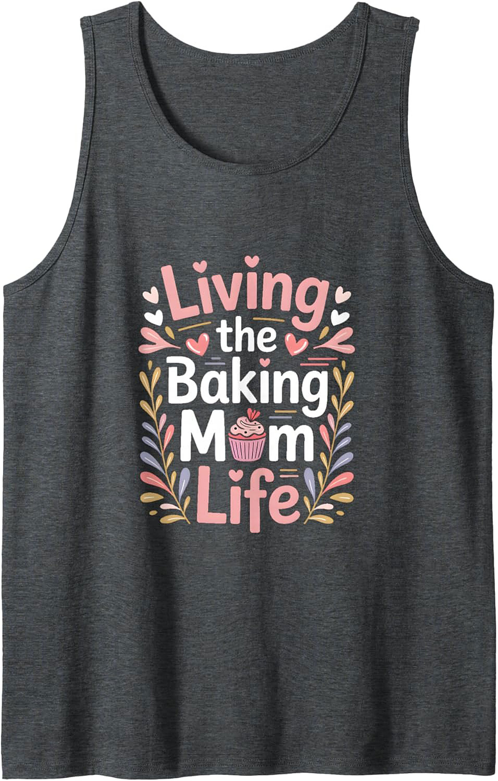 Living the Baking Mom Life Graphic Tank Top