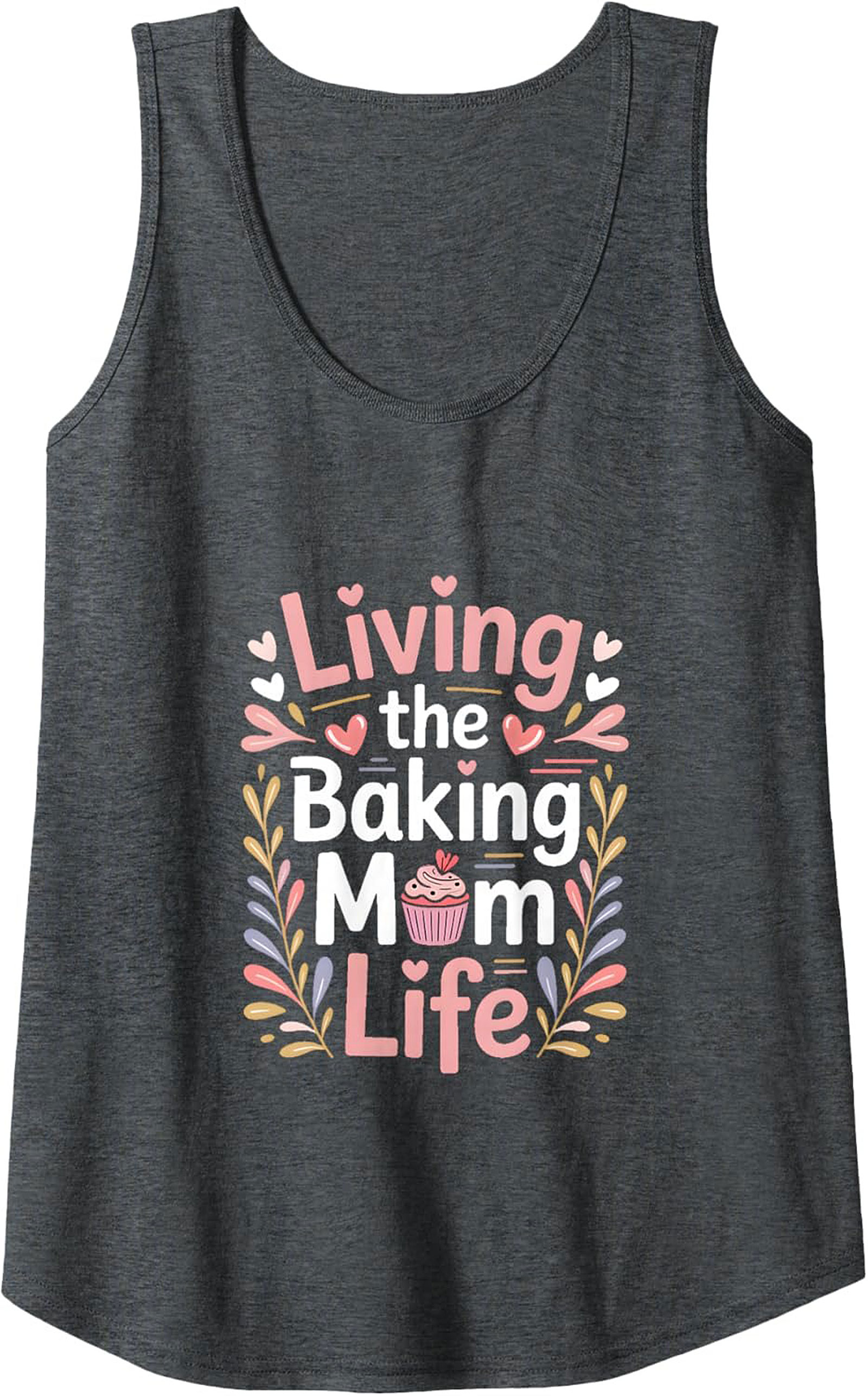 Living the Baking Mom Life Graphic Tank Top