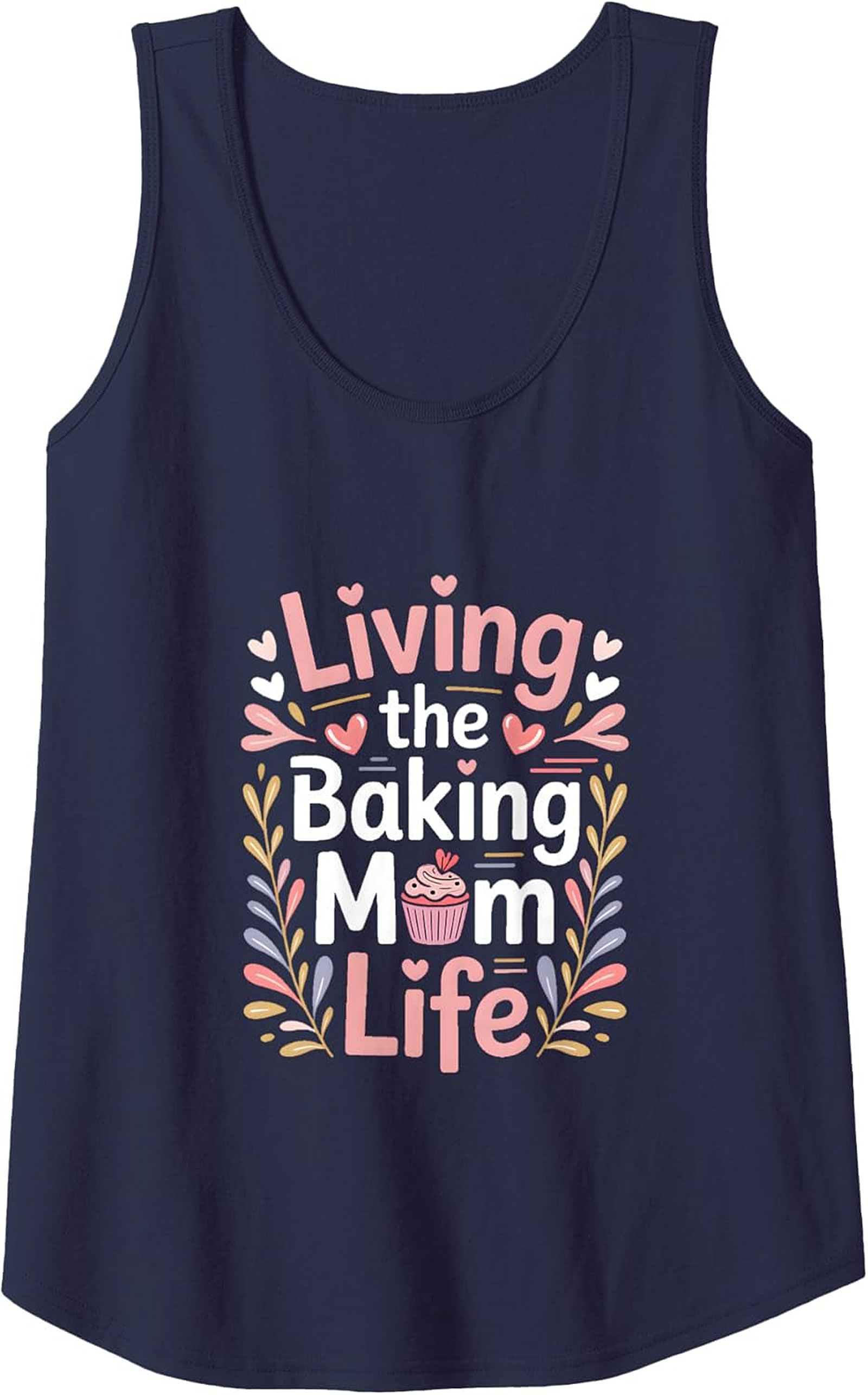 Living the Baking Mom Life Graphic Tank Top