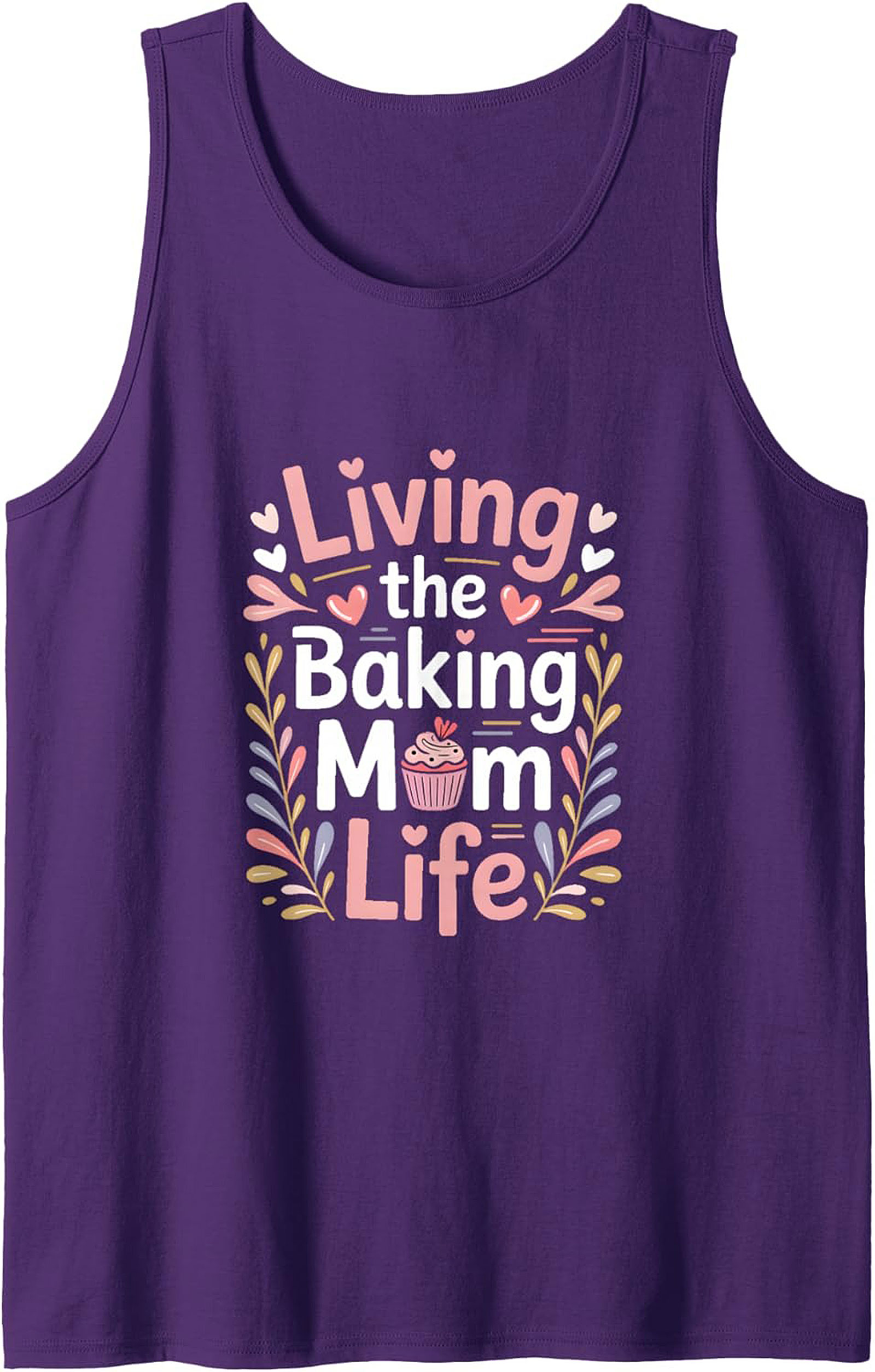 Living the Baking Mom Life Graphic Tank Top