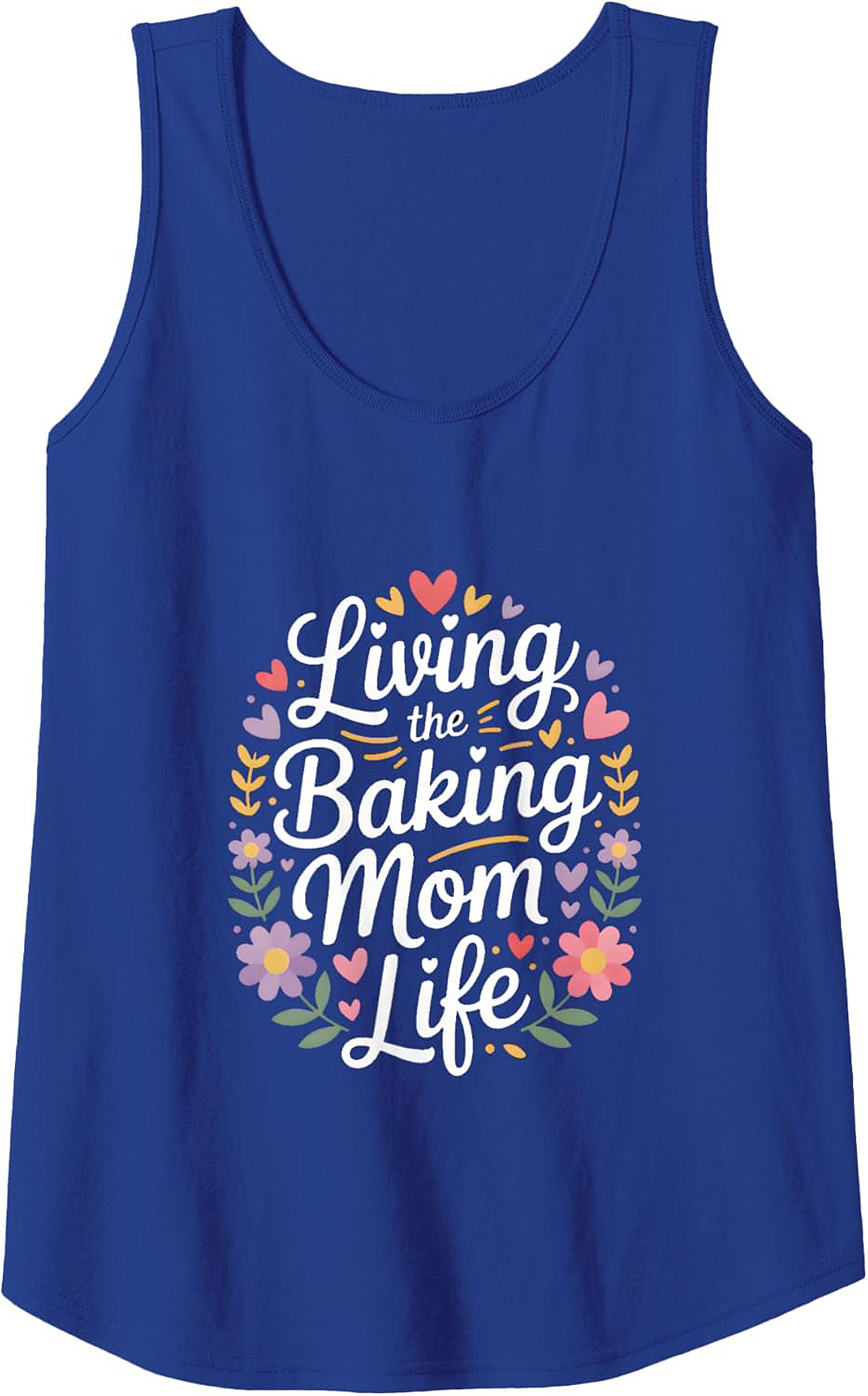 Living the Baking Mom Life Graphic Tank Top