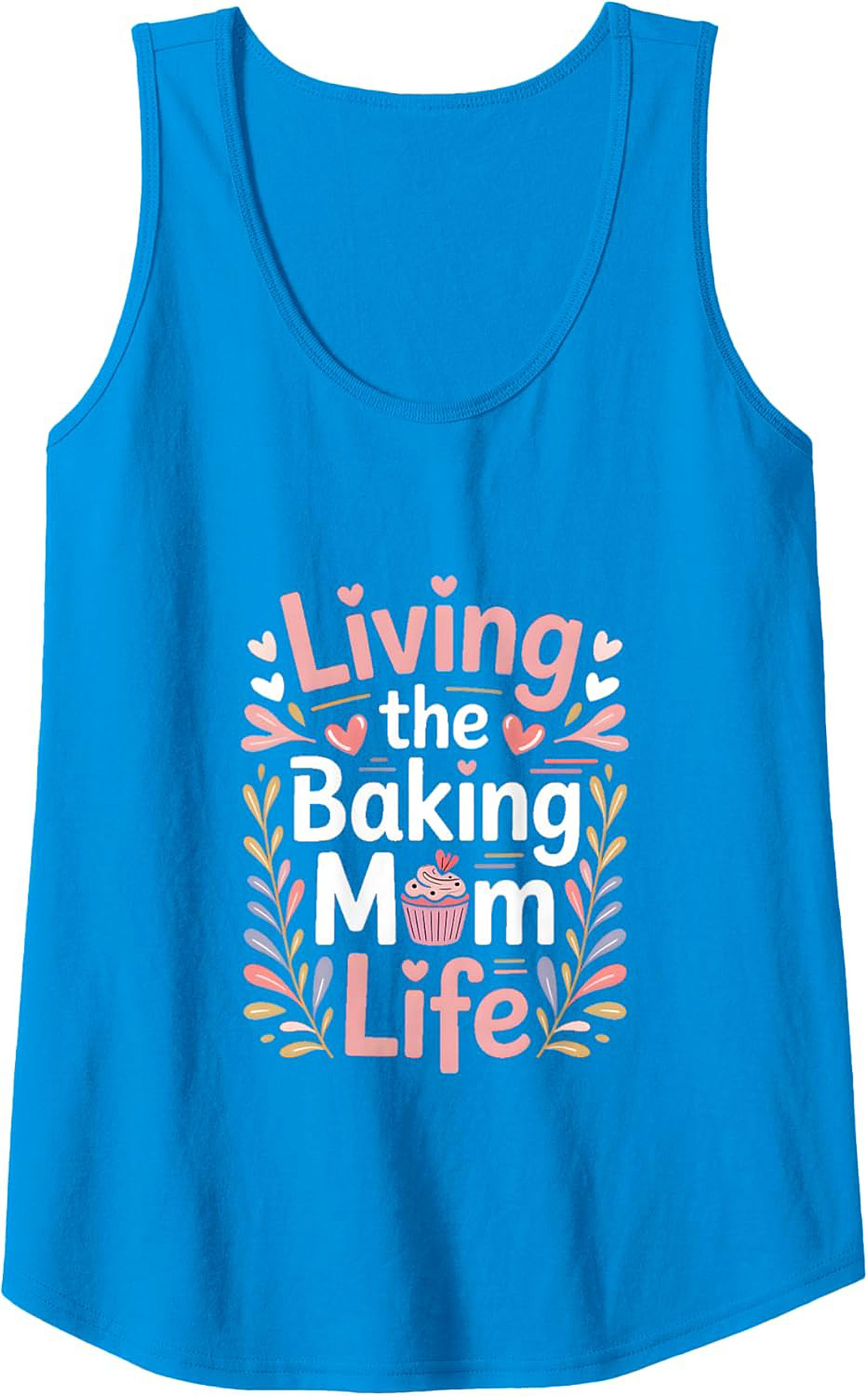 Living the Baking Mom Life Graphic Tank Top