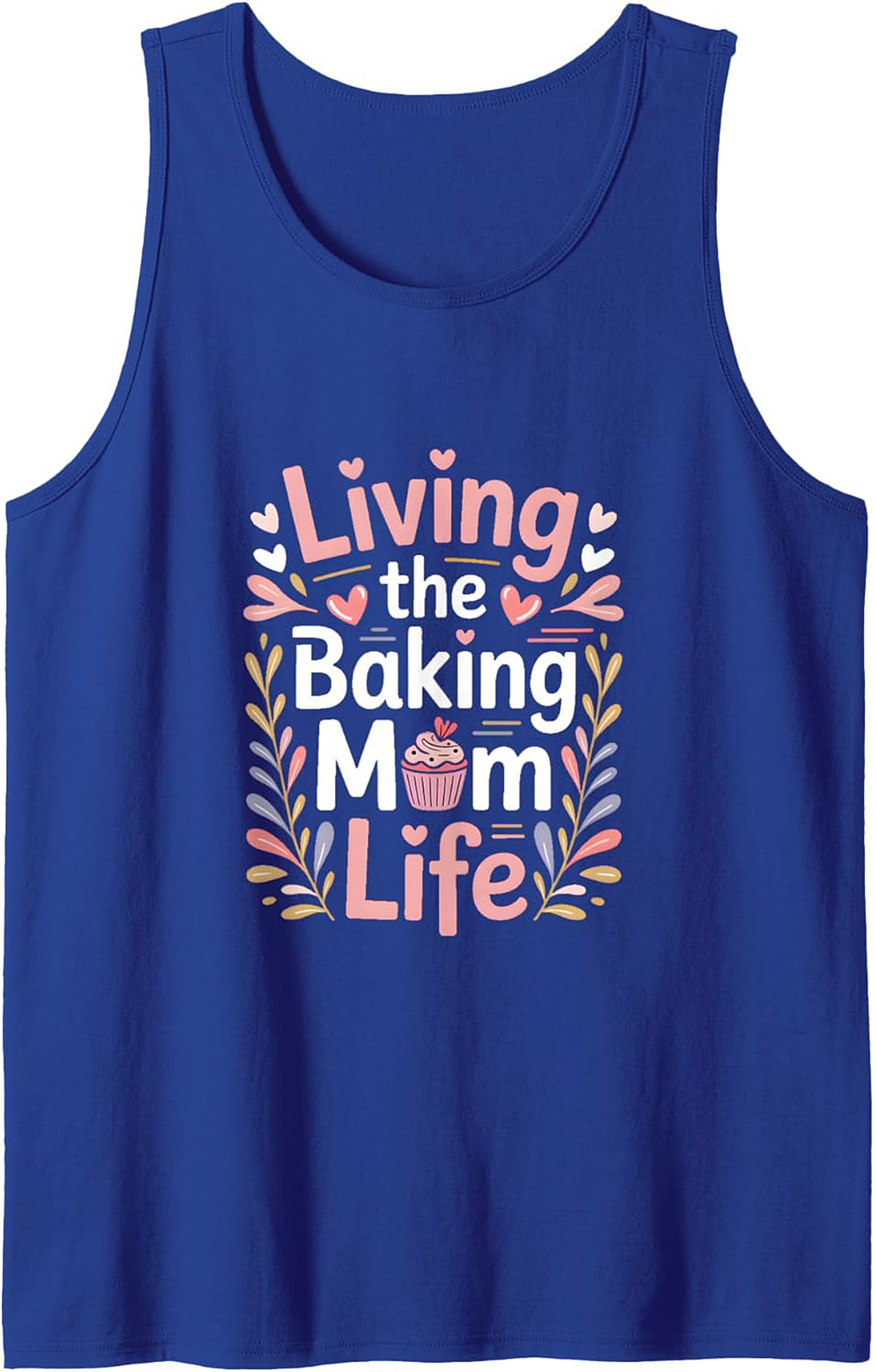Living the Baking Mom Life Graphic Tank Top