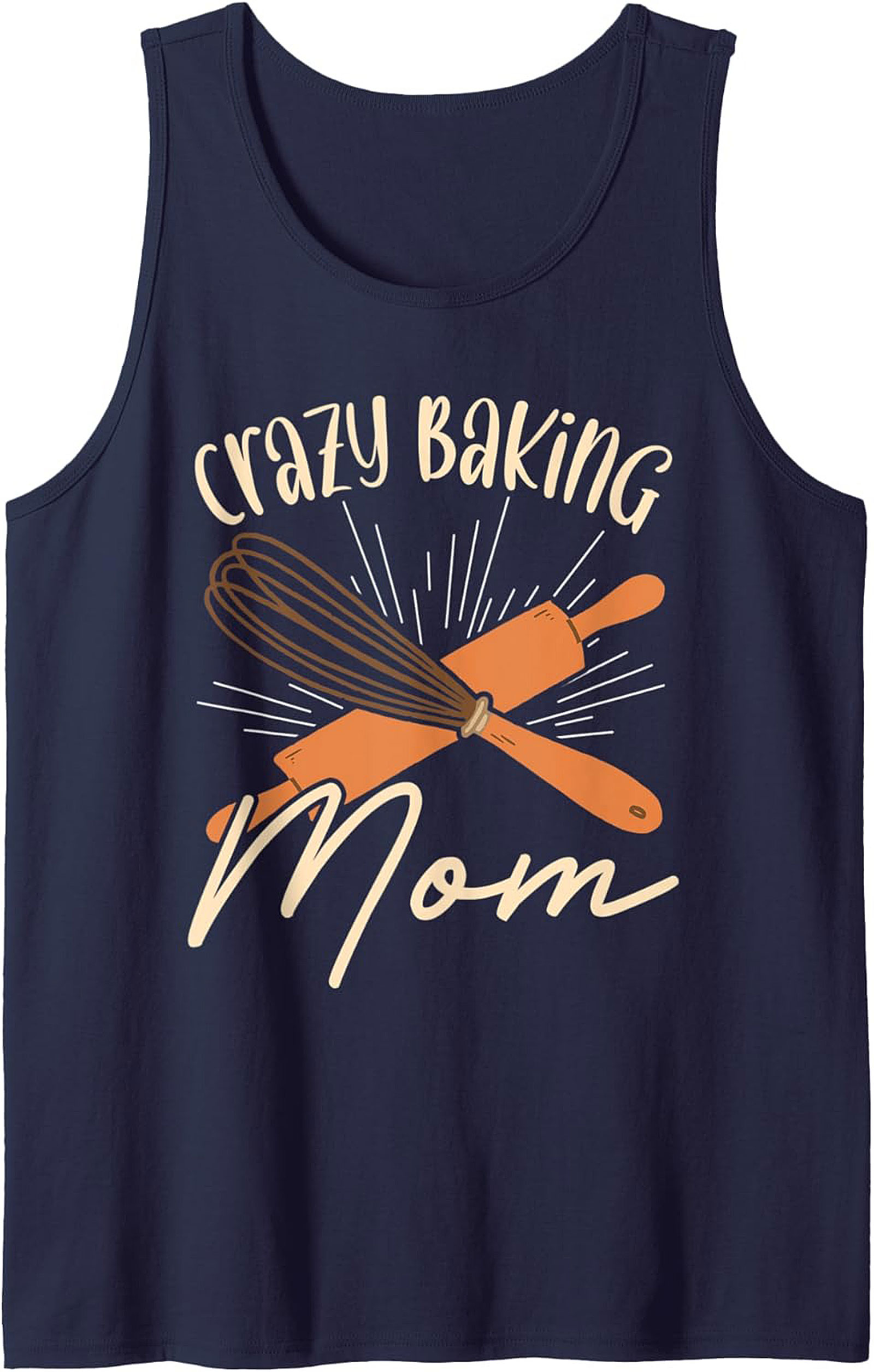 Crazy Baking Mom Graphic Tank Top