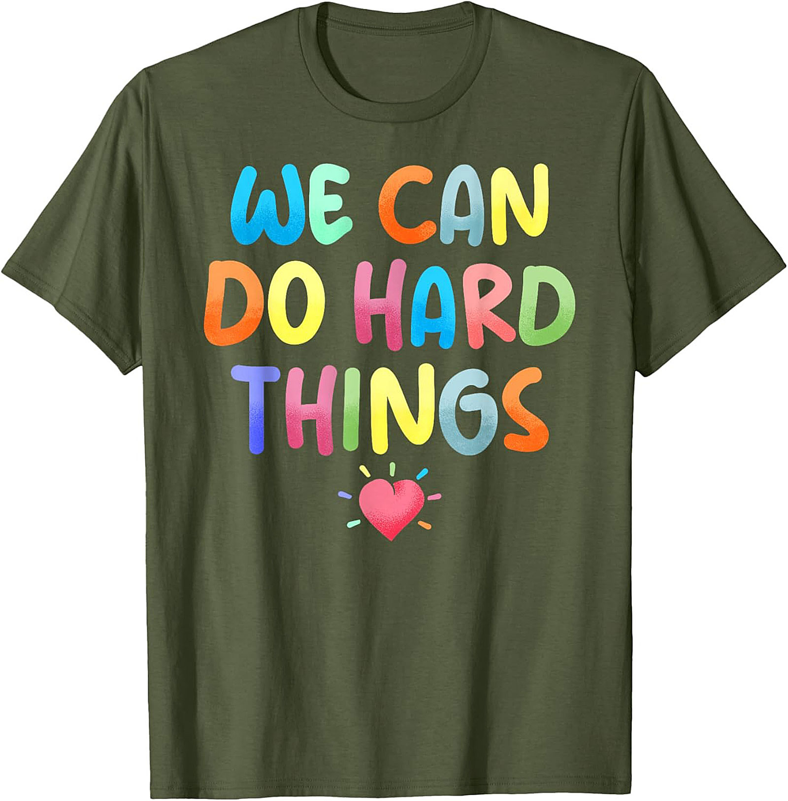  We Can Do Hard Things T-shirt Motivational Graphic Tee