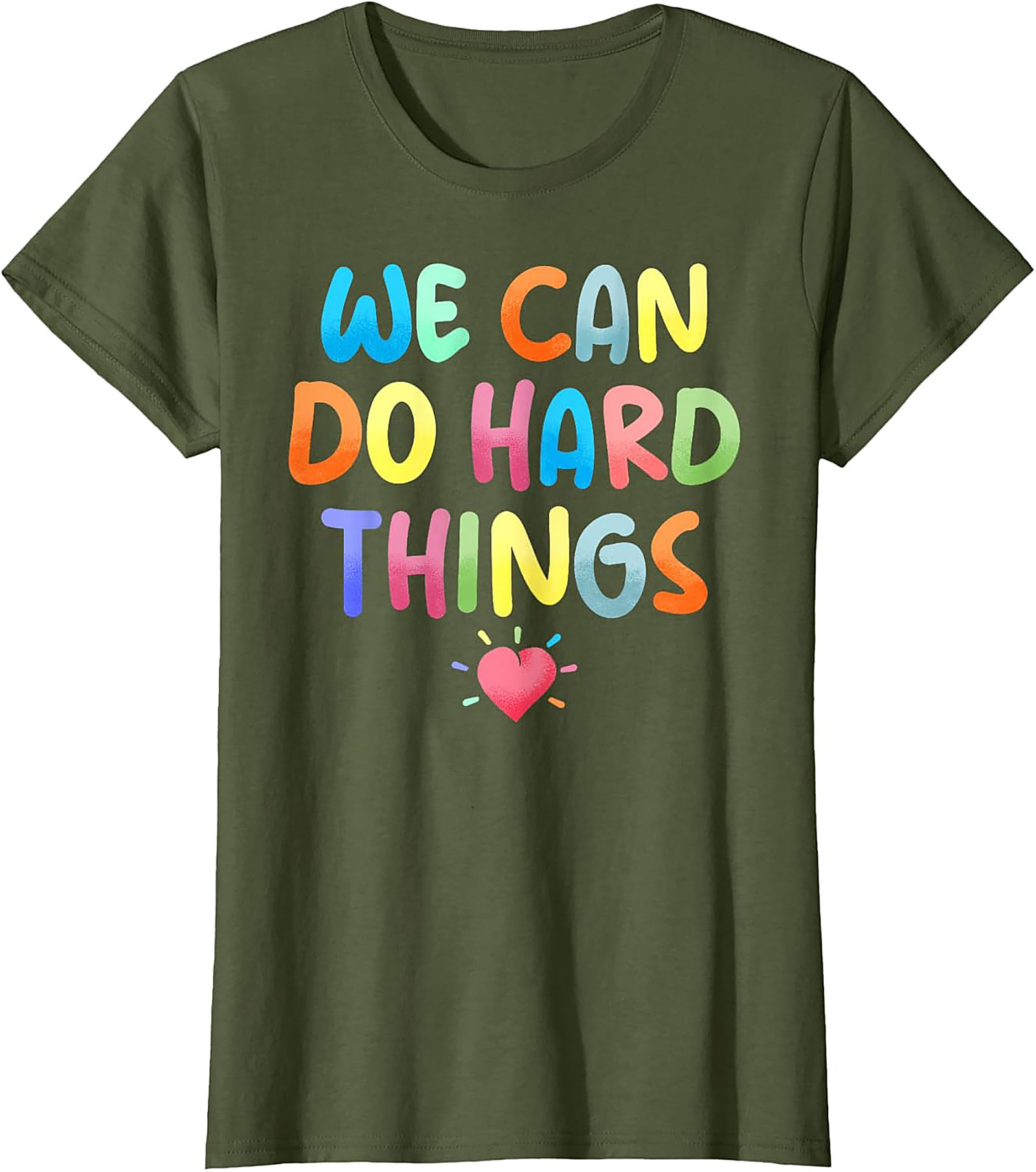  We Can Do Hard Things T-shirt Motivational Graphic Tee
