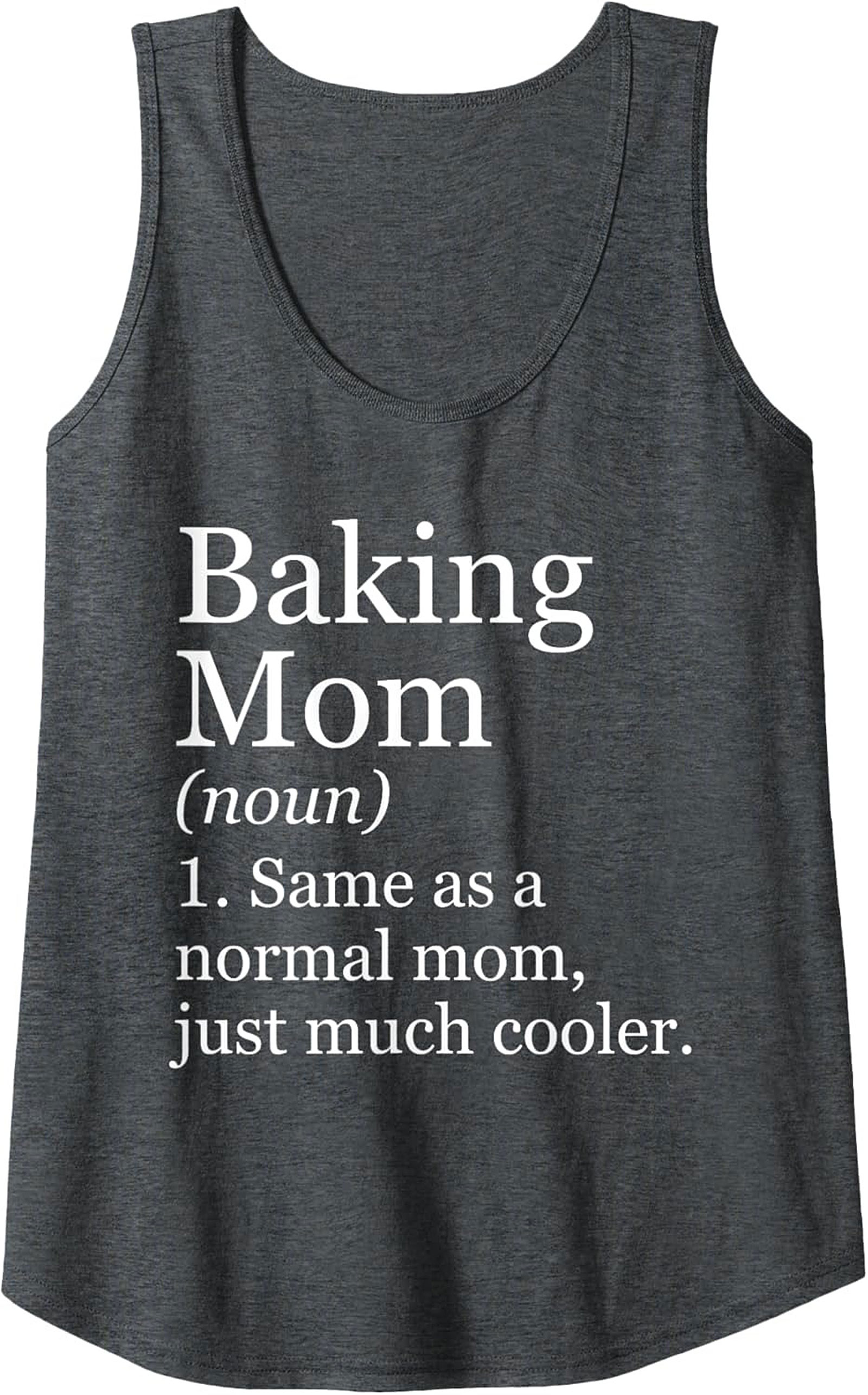 Baking Mom Definition Tank Top - Funny Graphic Sleeveless Shirt