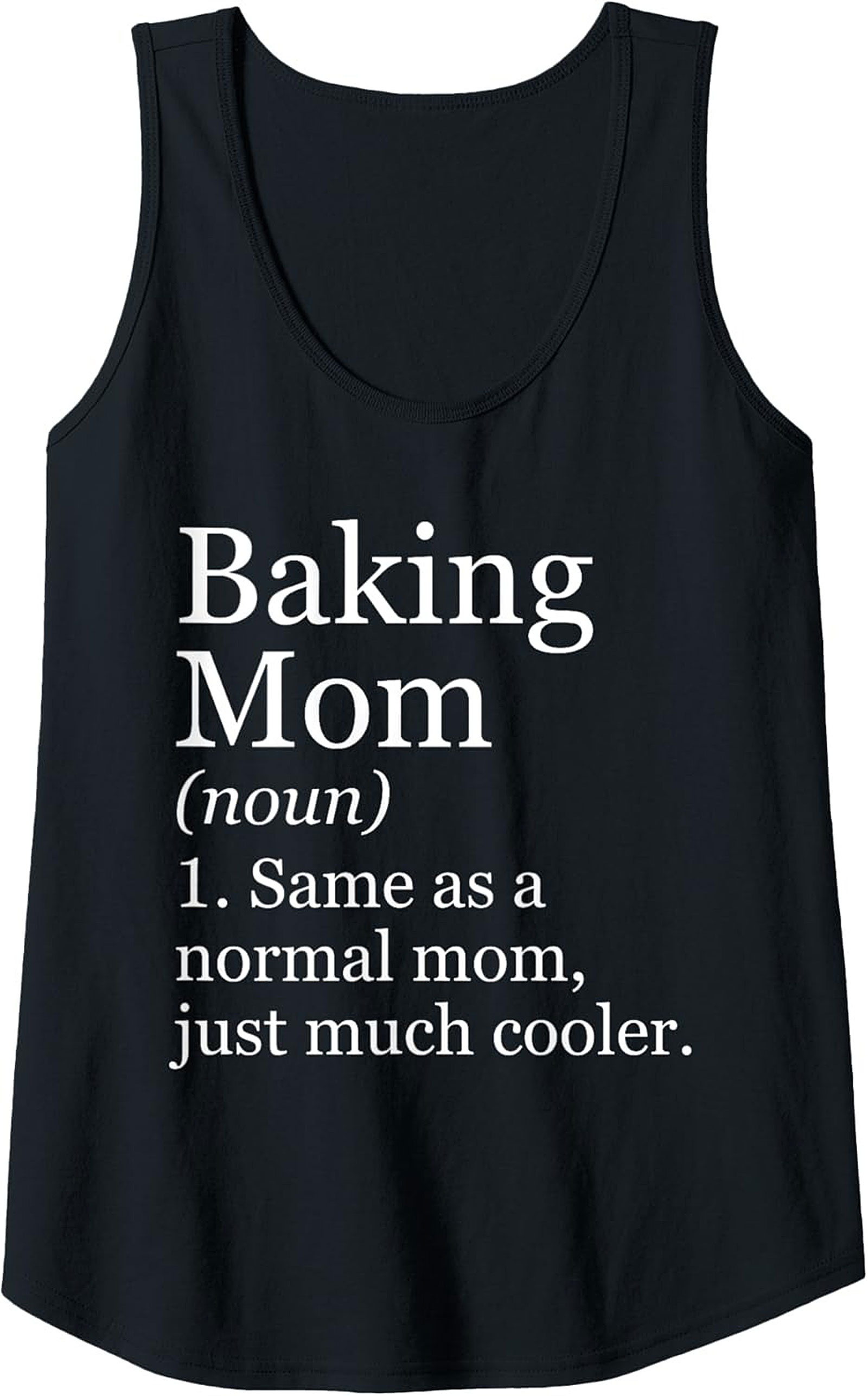 Baking Mom Definition Tank Top - Funny Graphic Sleeveless Shirt
