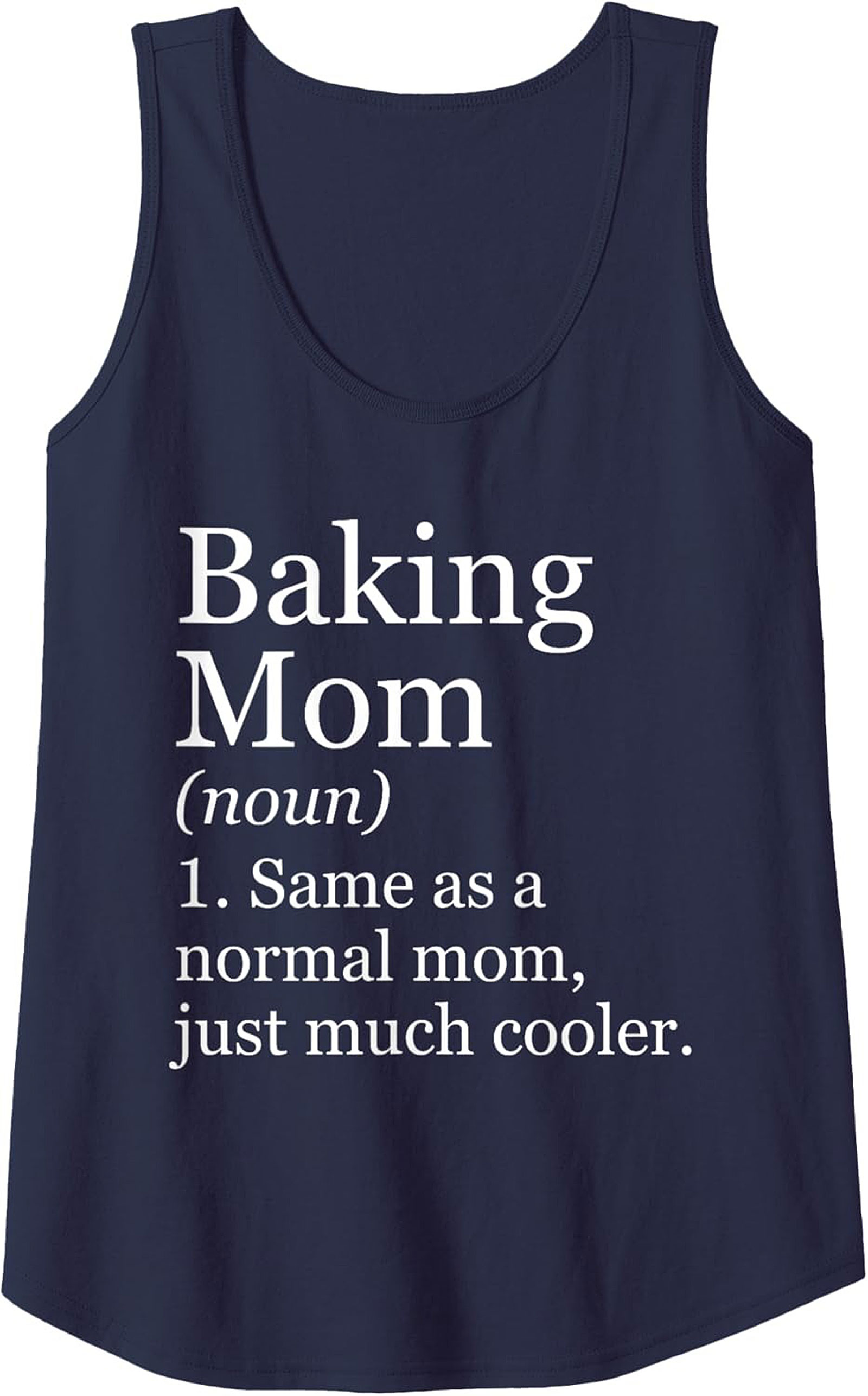 Baking Mom Definition Tank Top - Funny Graphic Sleeveless Shirt