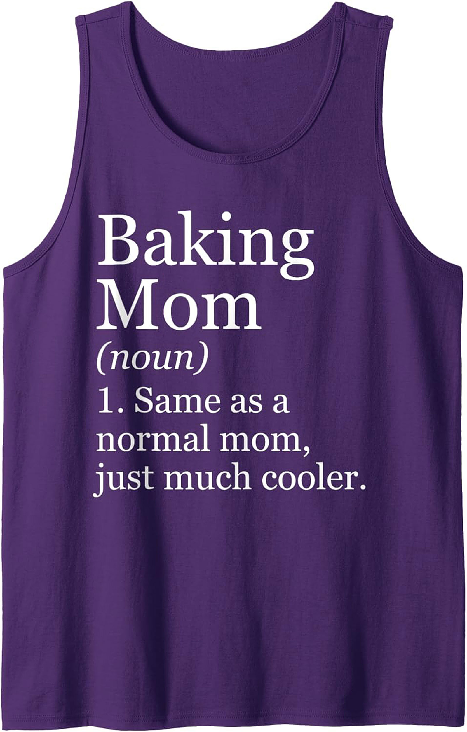 Baking Mom Definition Tank Top - Funny Graphic Sleeveless Shirt