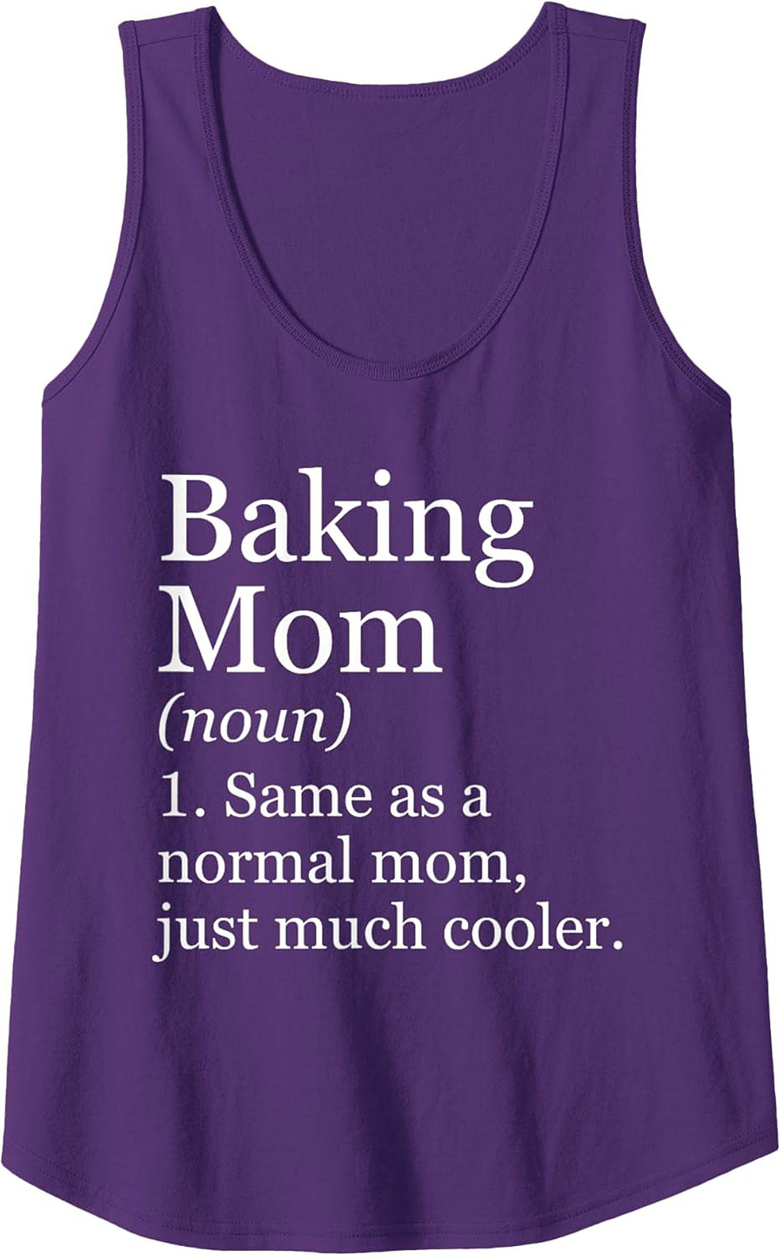 Baking Mom Definition Tank Top - Funny Graphic Sleeveless Shirt