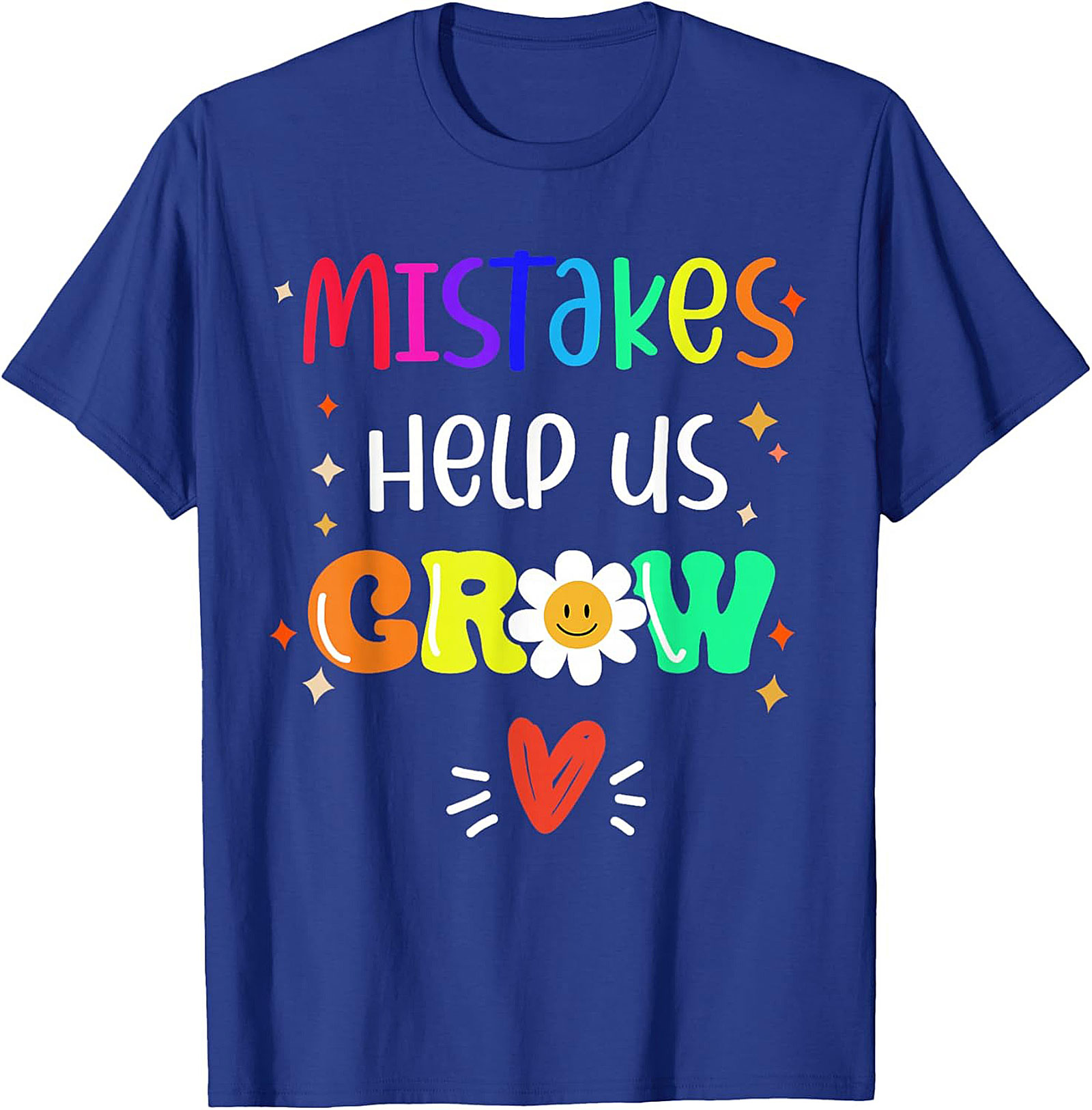  Mistakes Help Us Grow T-Shirt Growth Mindset Graphic Tee