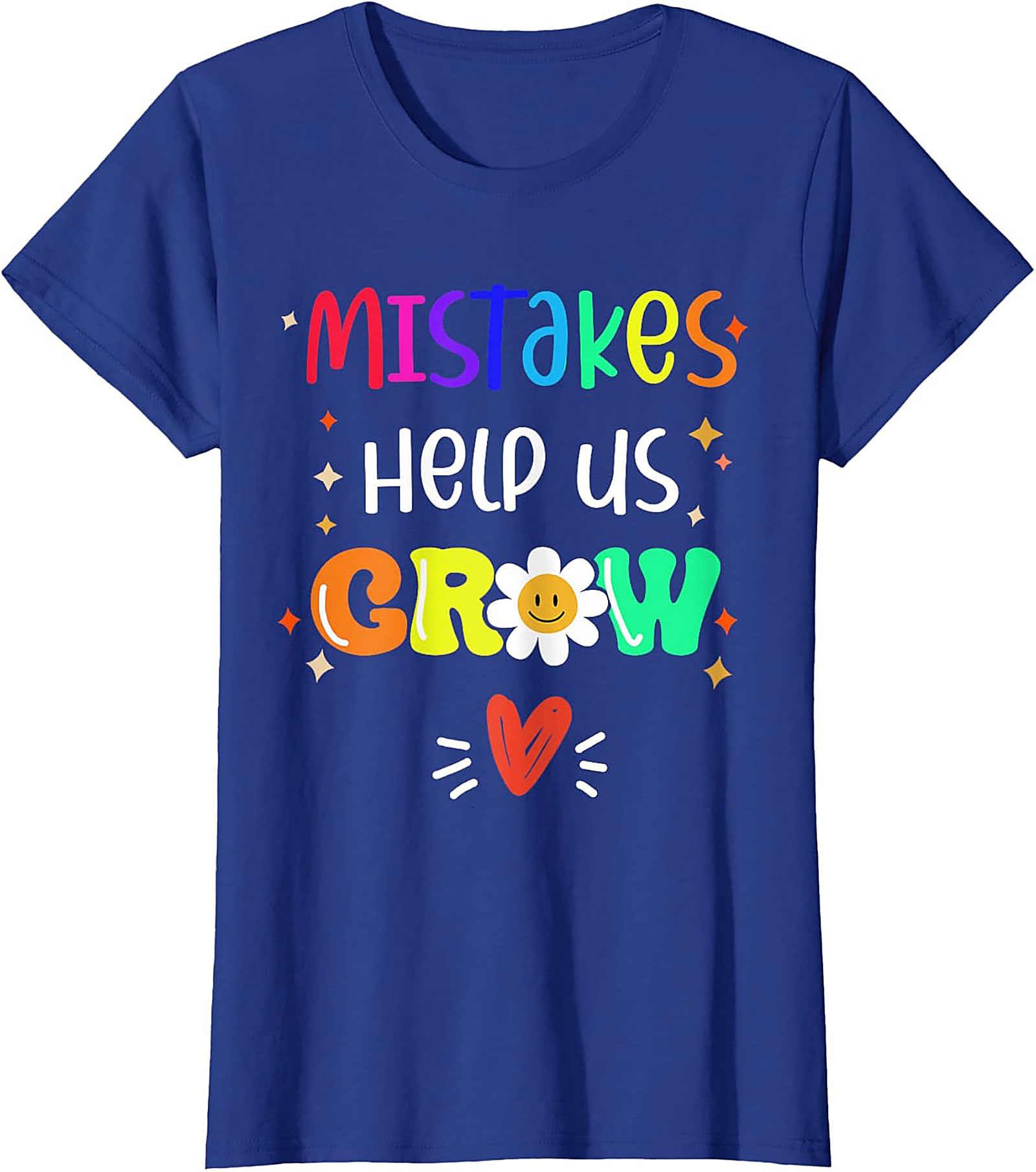  Mistakes Help Us Grow T-Shirt Growth Mindset Graphic Tee