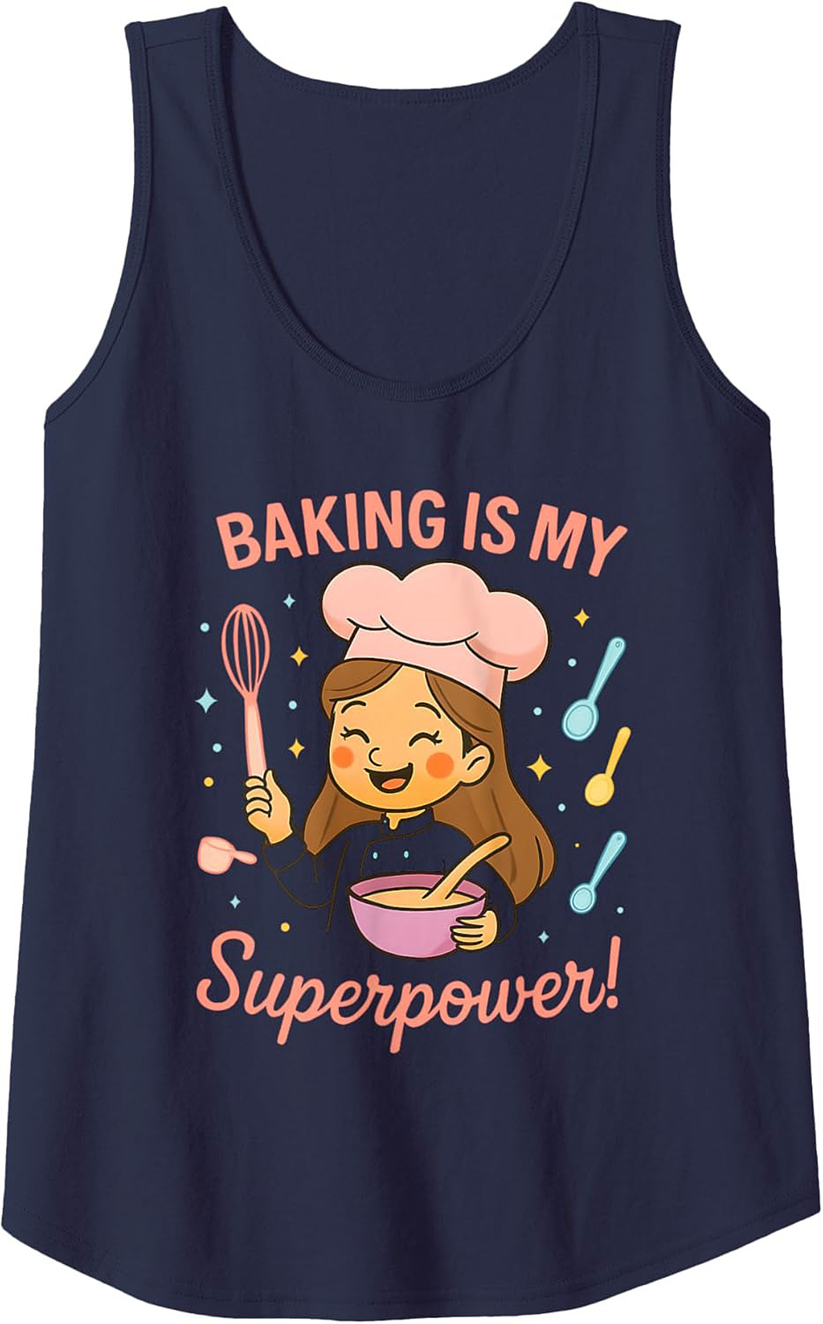 Baking Is My Superpower Graphic Tank Top