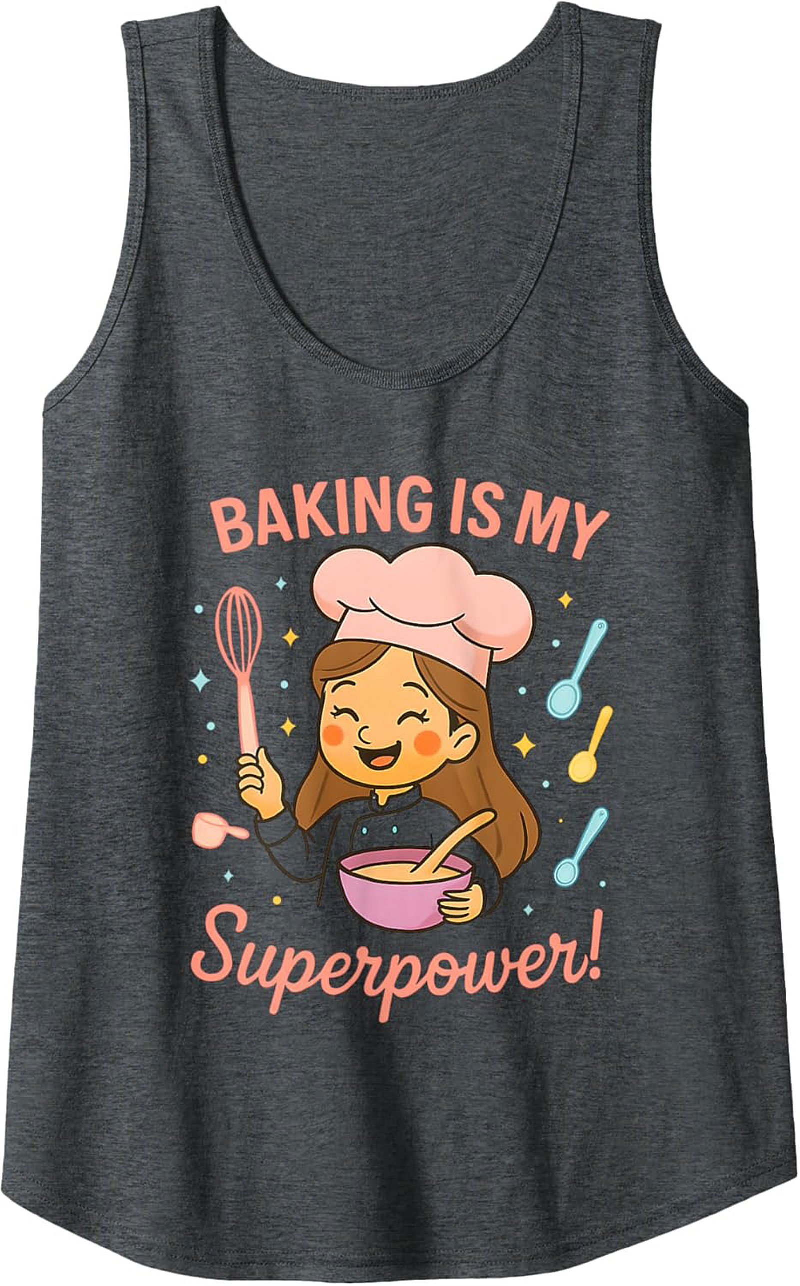 Baking Is My Superpower Graphic Tank Top