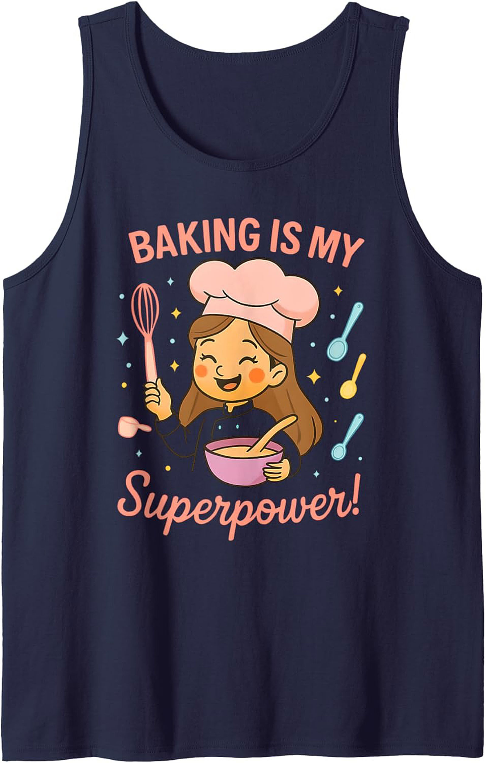 Baking Is My Superpower Graphic Tank Top