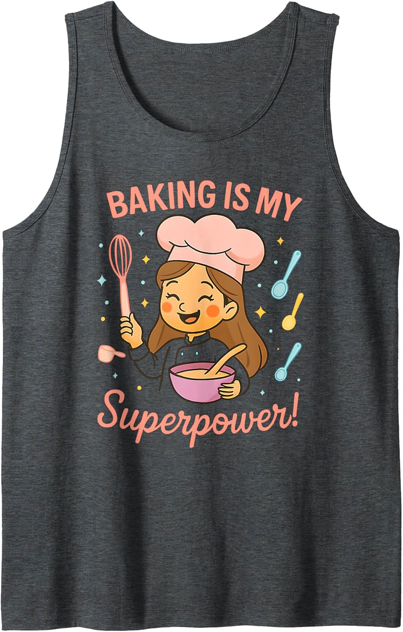 Baking Is My Superpower Graphic Tank Top