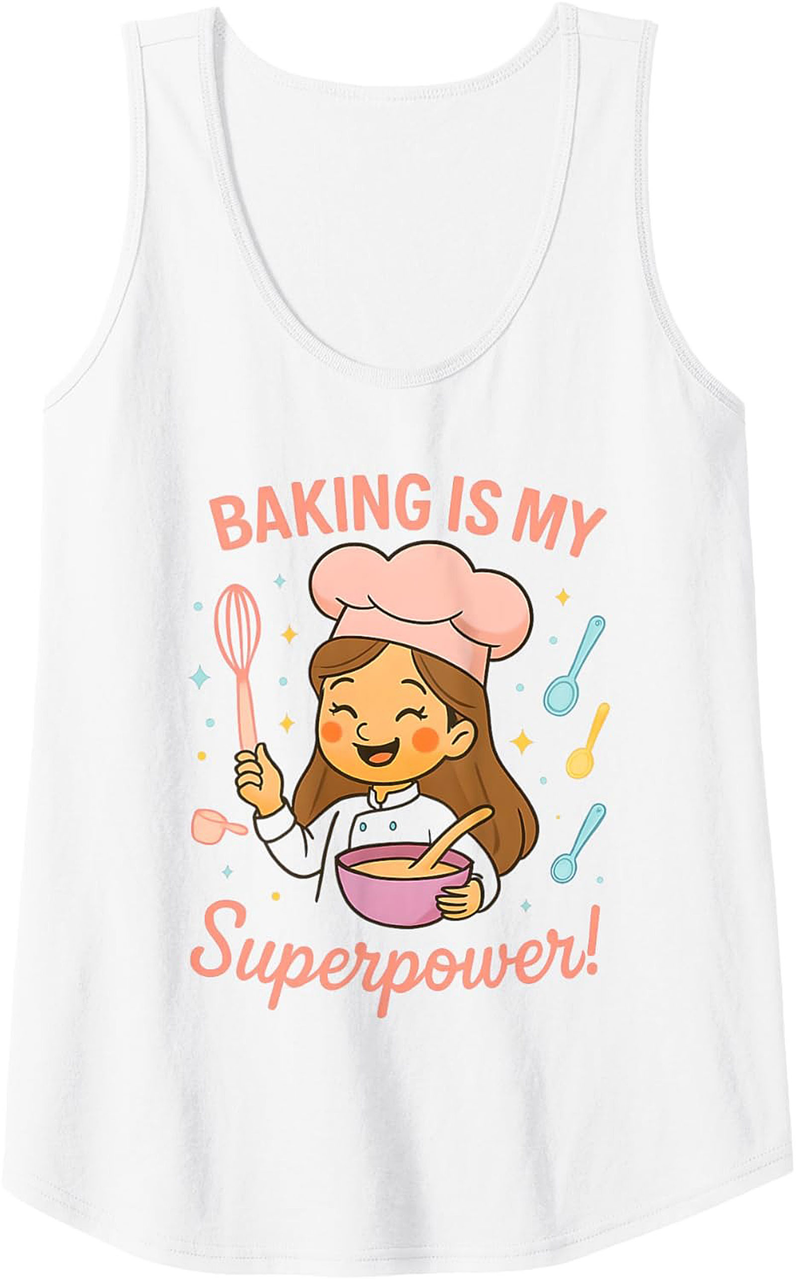 Baking Is My Superpower Graphic Tank Top