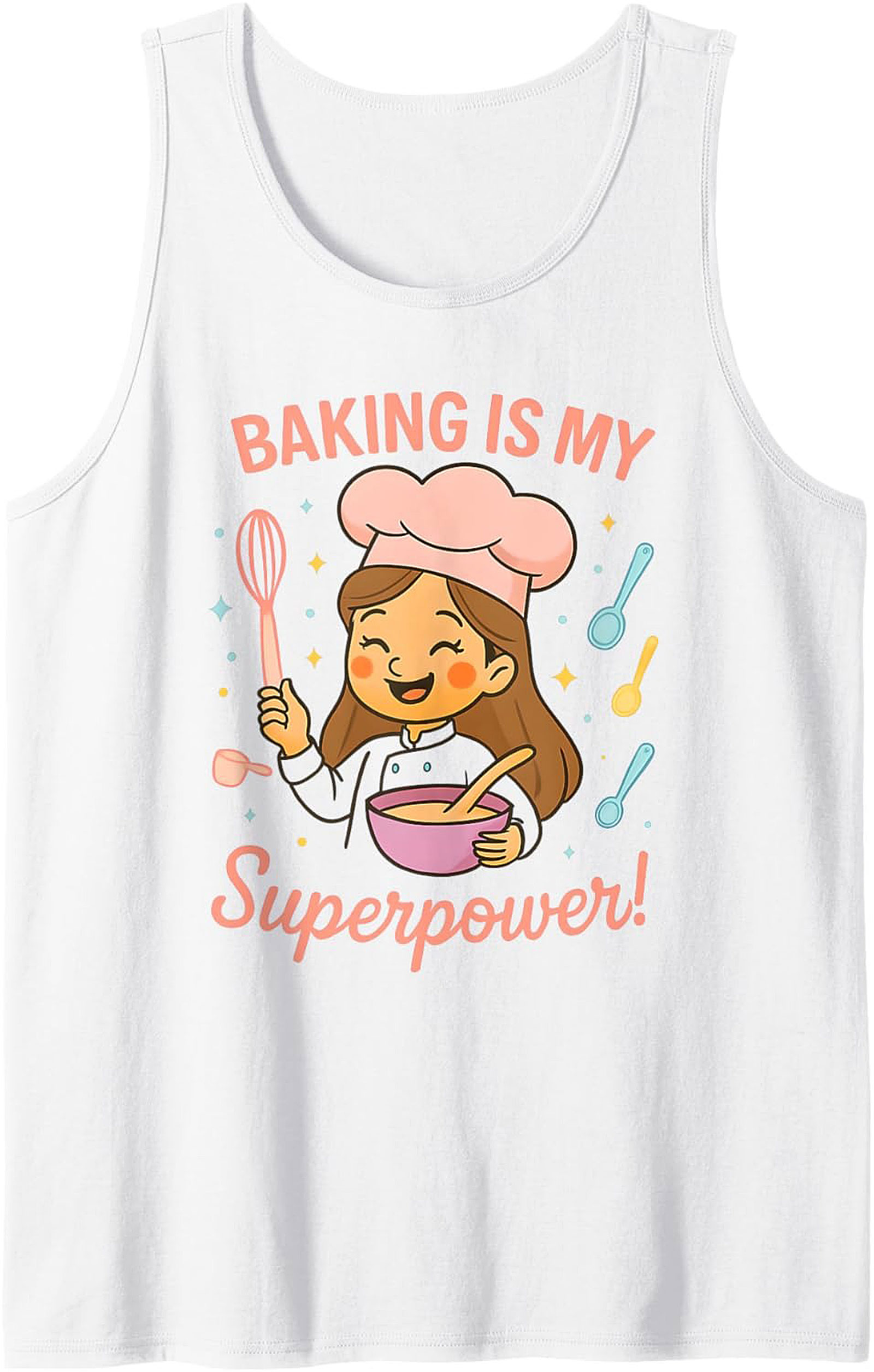 Baking Is My Superpower Graphic Tank Top