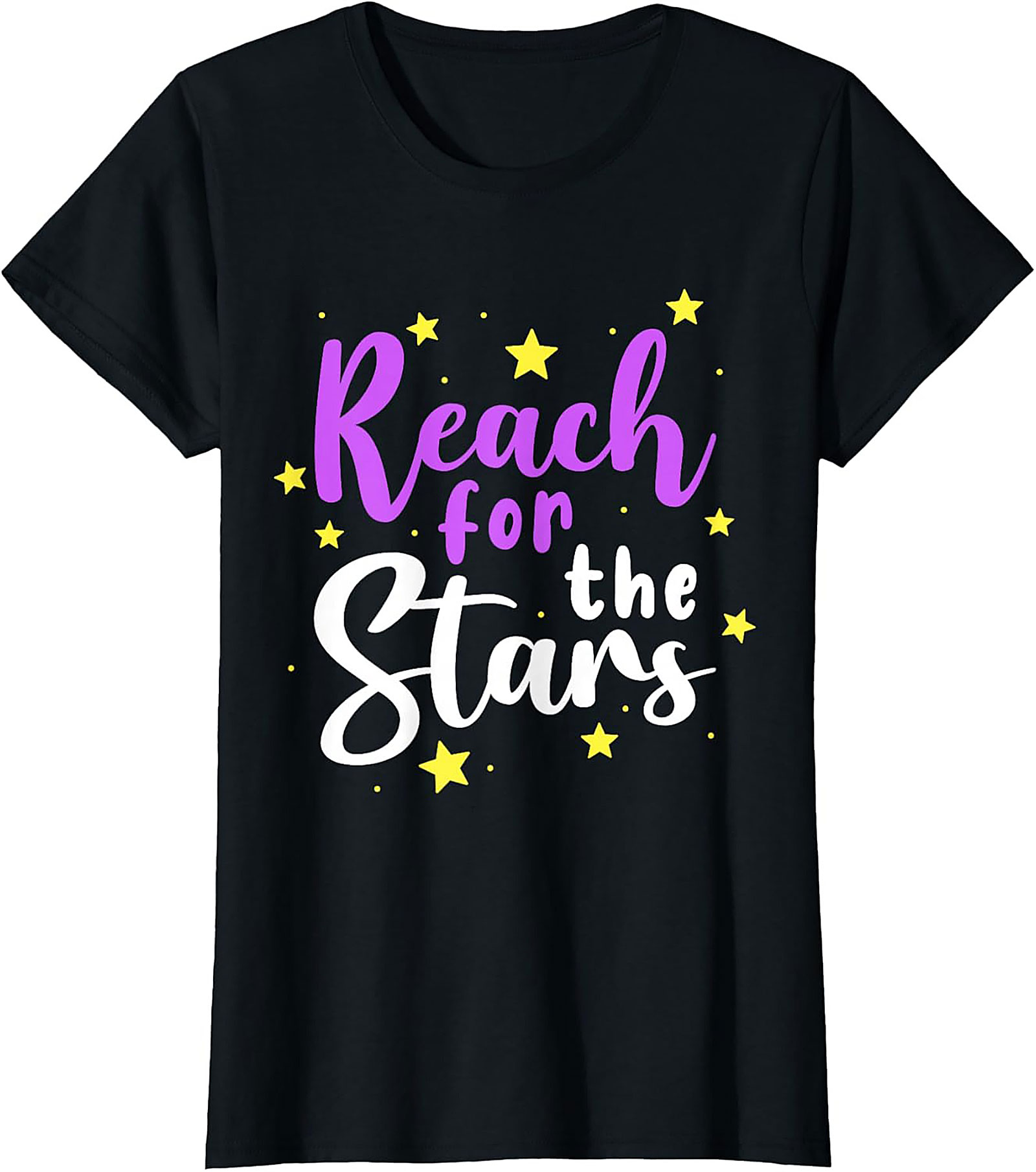  Reach for the Stars T-Shirt Inspirational Graphic Tee