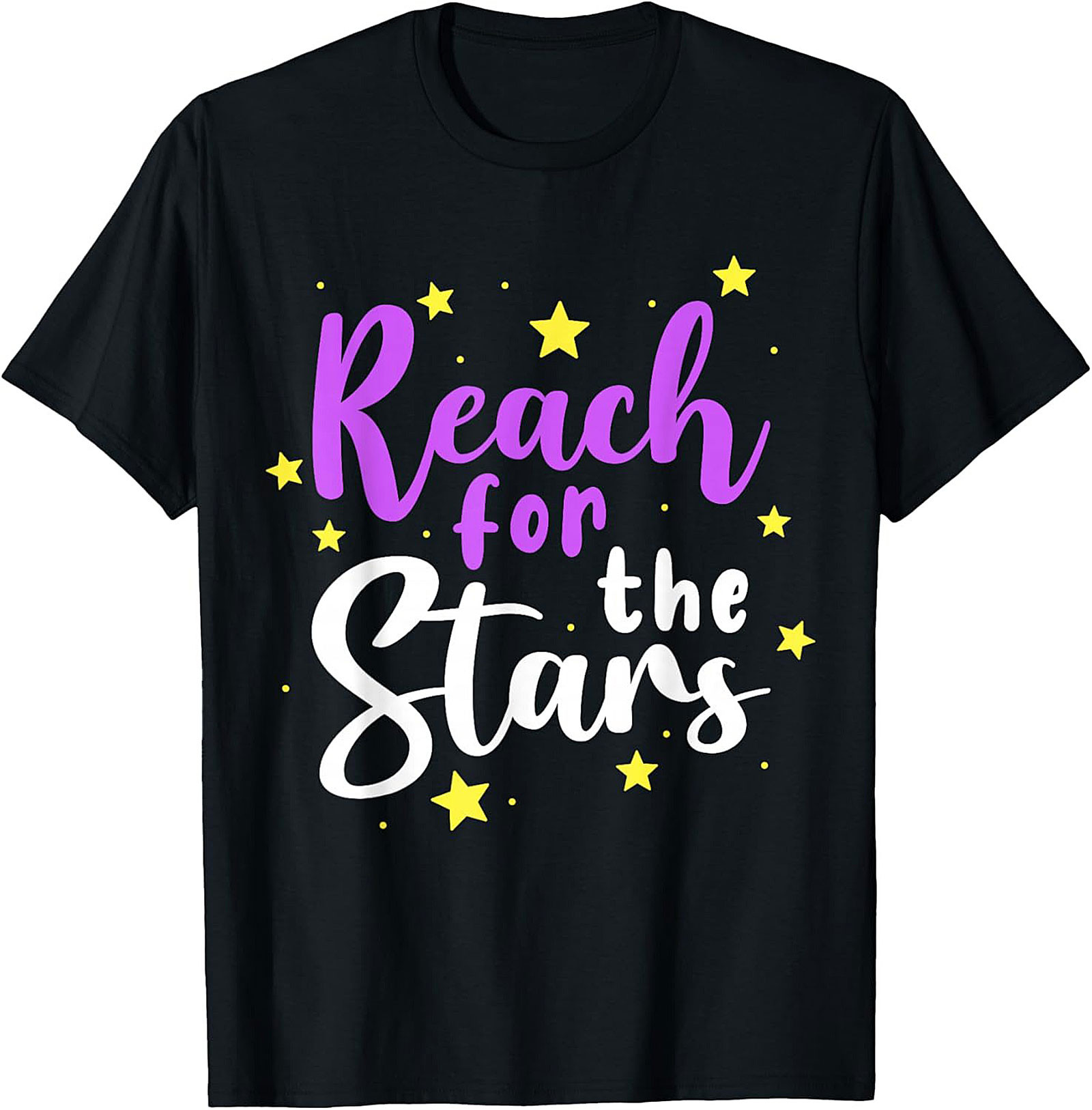 Reach for the Stars T-Shirt Inspirational Graphic Tee