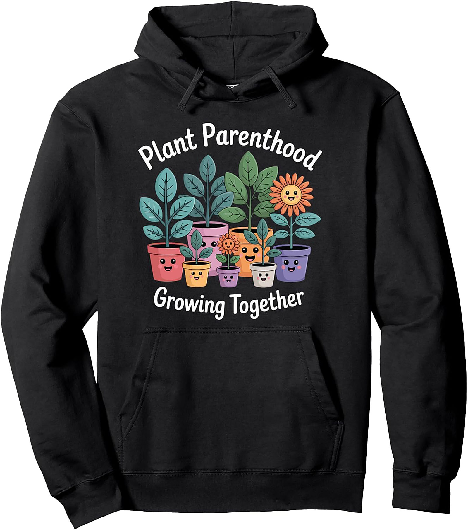 Plant Parenthood Hoodie - Growing Together Graphic Pullover