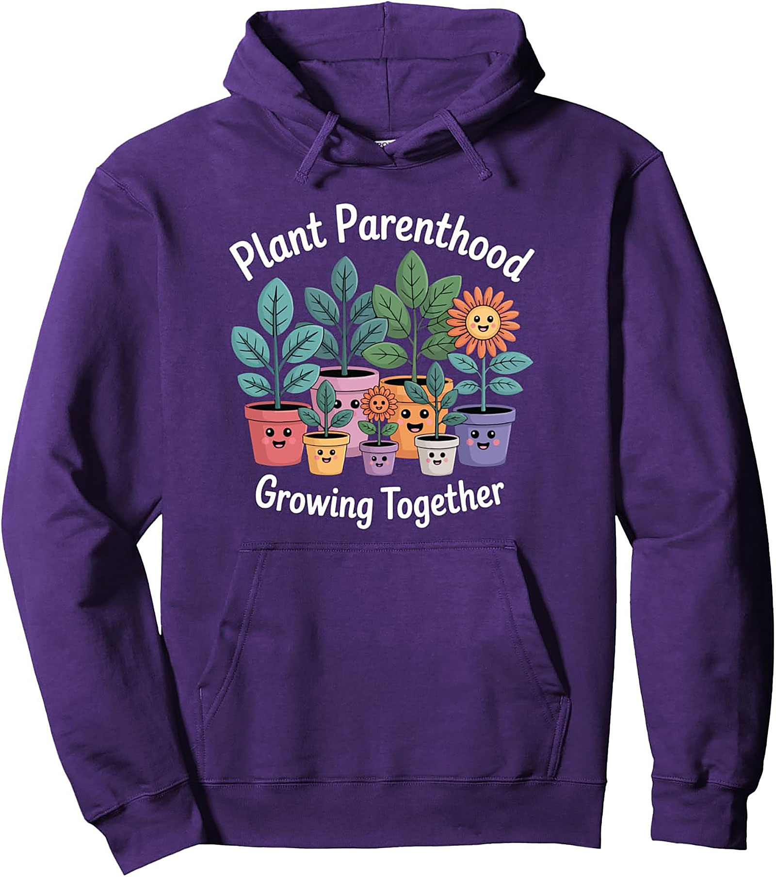 Plant Parenthood Hoodie - Growing Together Graphic Pullover