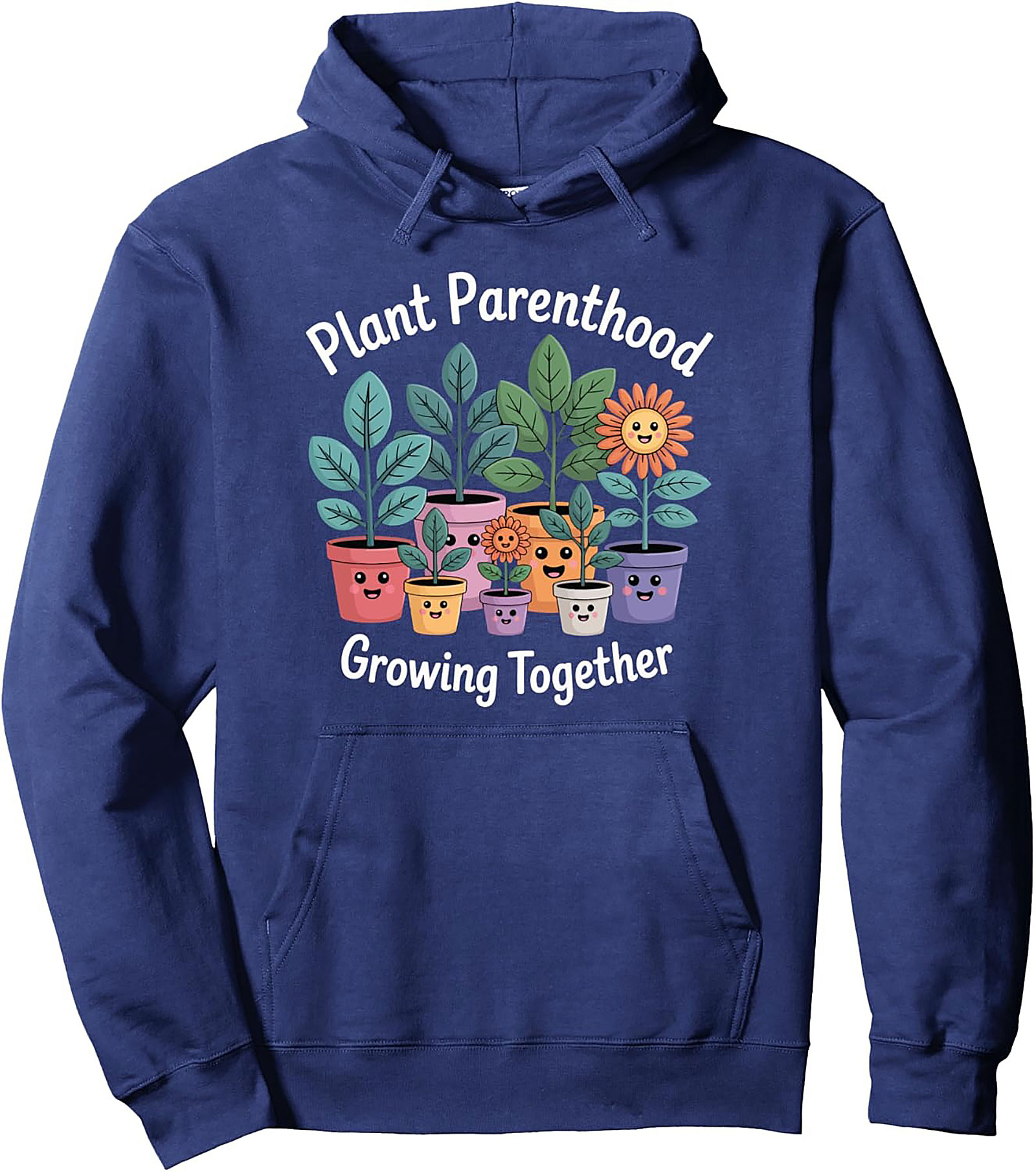 Plant Parenthood Hoodie - Growing Together Graphic Pullover