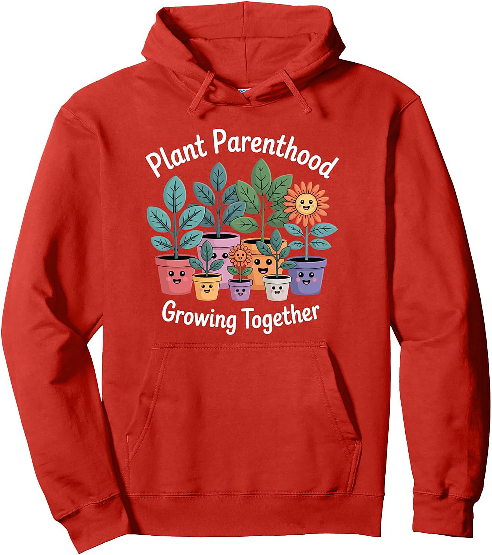 Plant Parenthood Hoodie - Growing Together Graphic Pullover