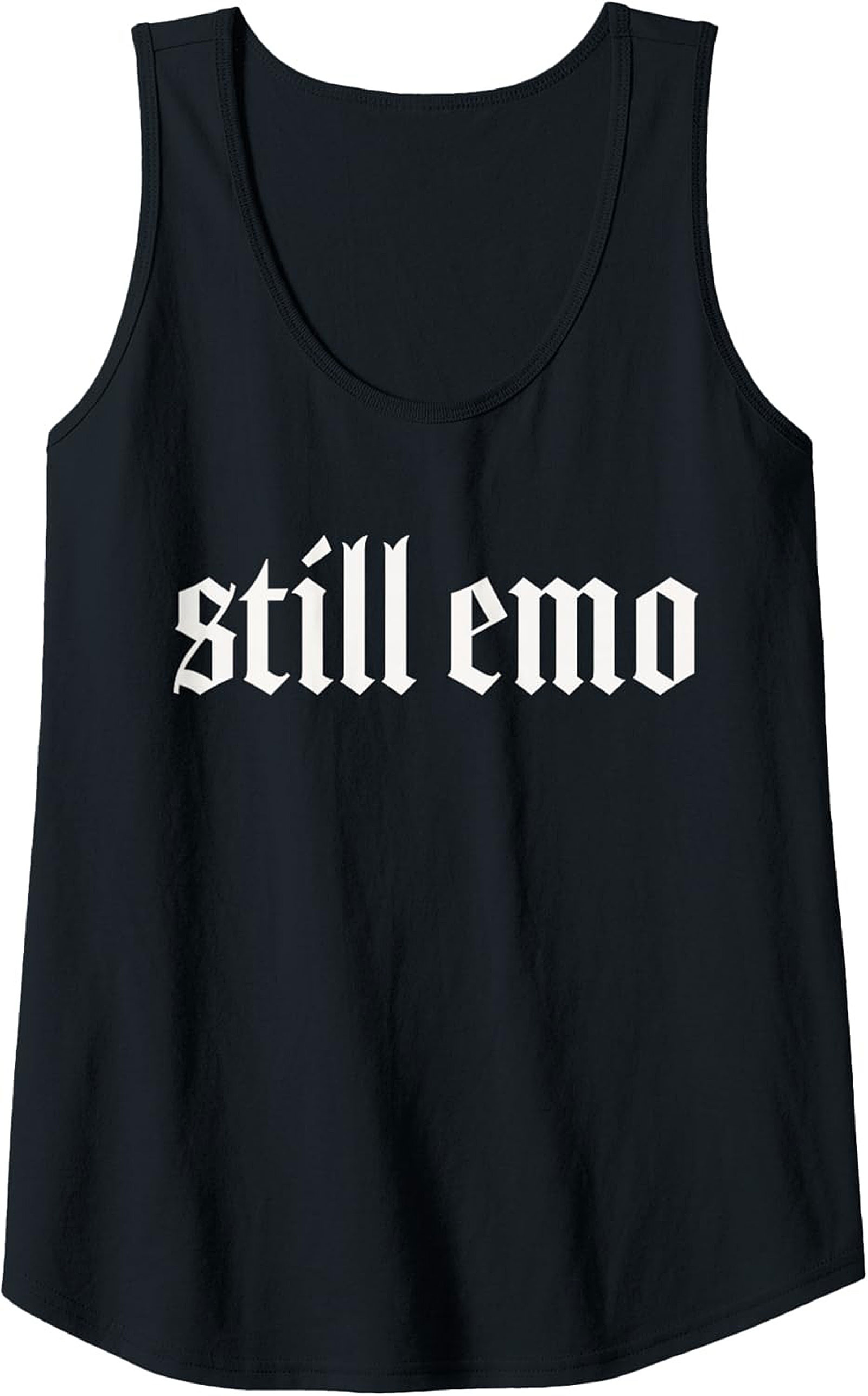 Still Emo Gothic Graphic Tank Top