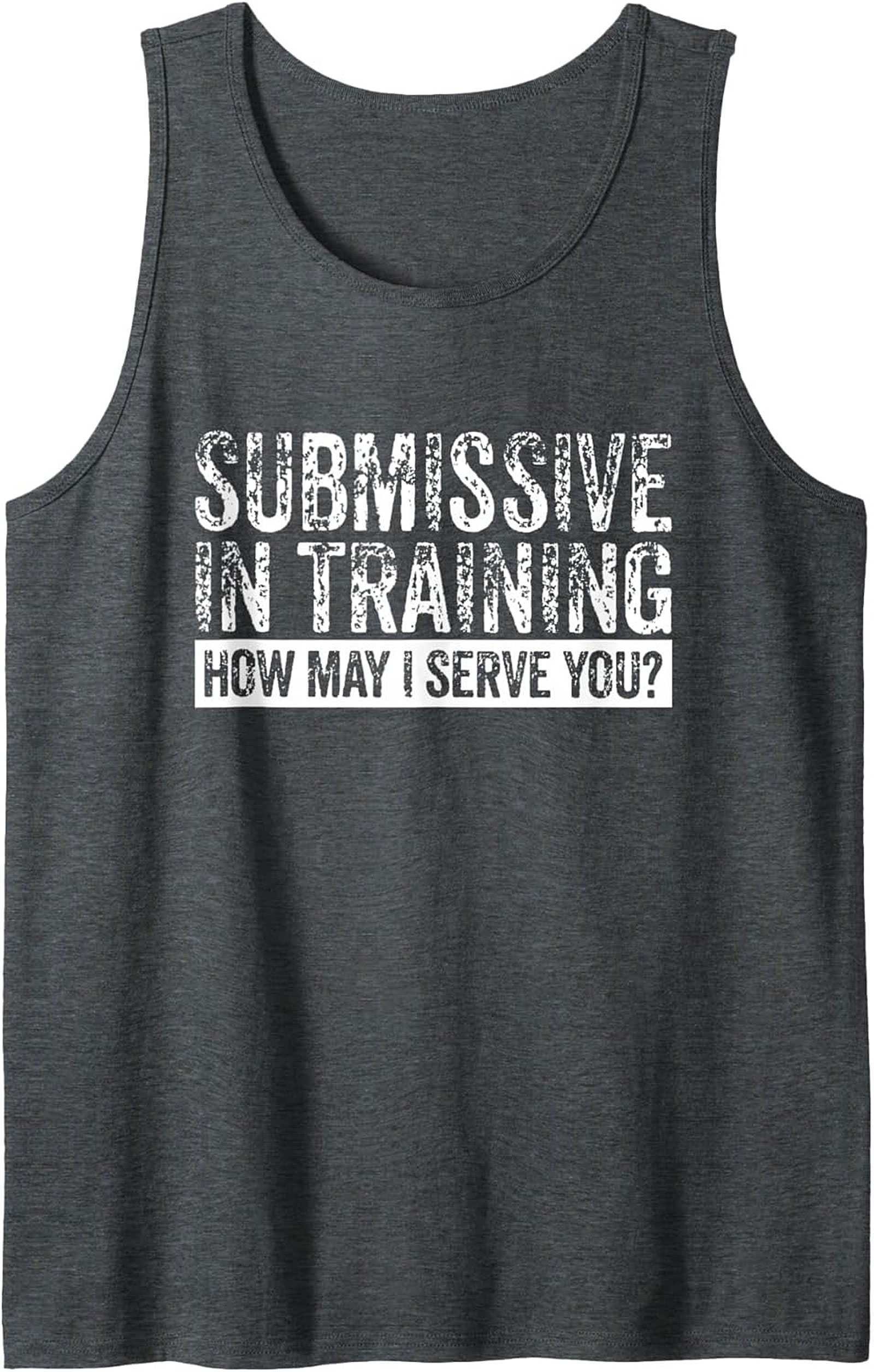 Submissive In Training Graphic Tank Top - Unisex Sleeveless Shirt