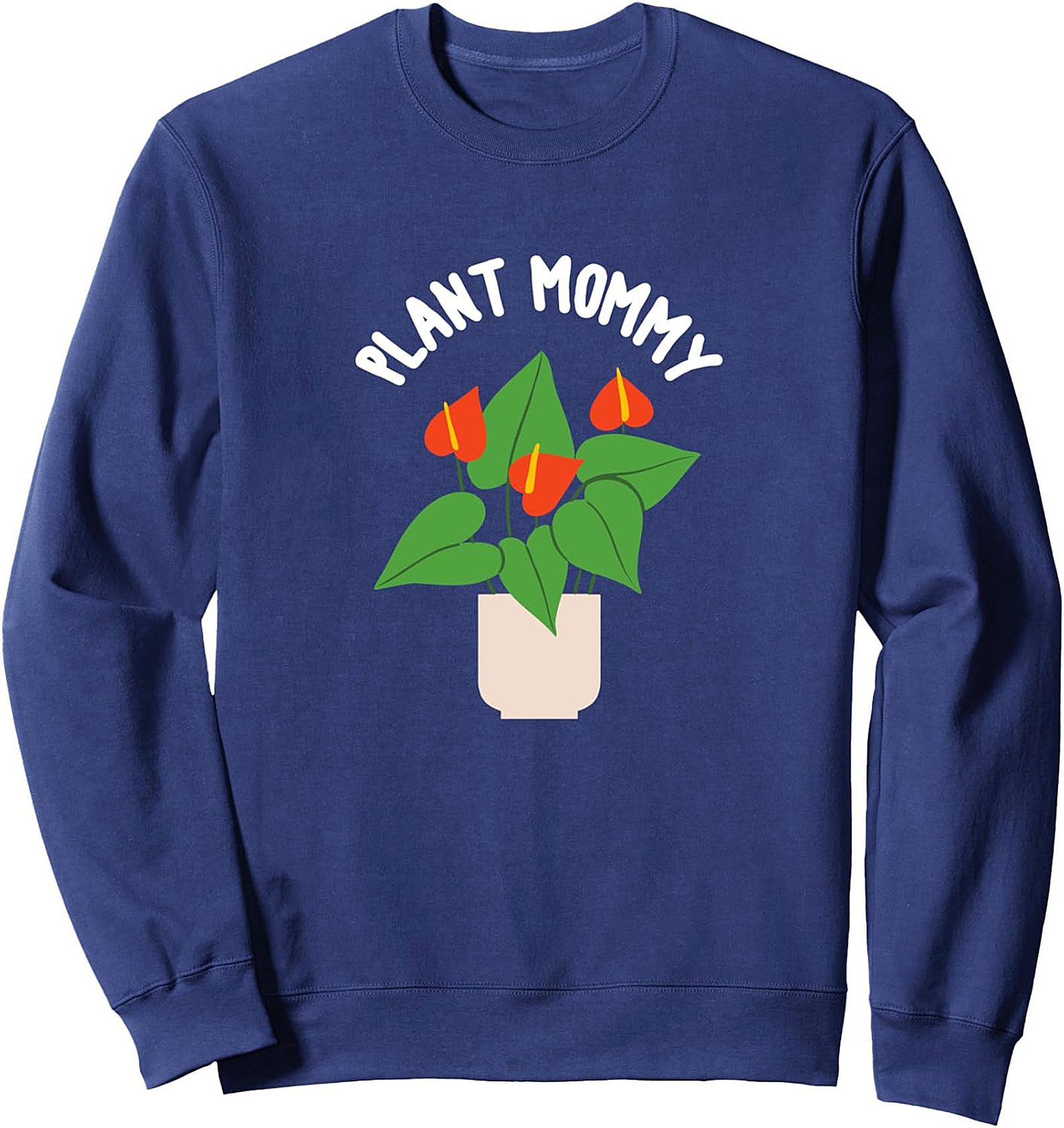 Plant Mommy Graphic Sweatshirt | Cozy Anthurium Crewneck