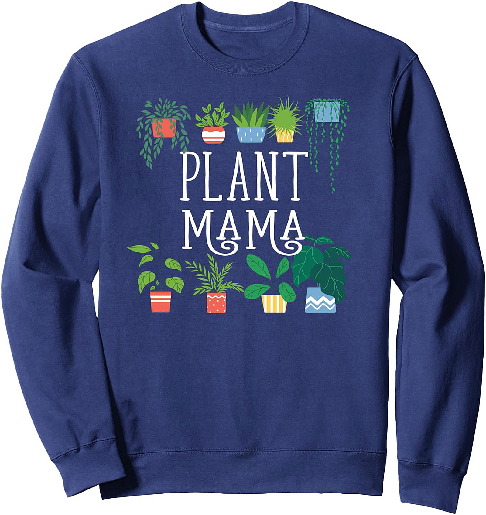 Plant Mama Crewneck Sweatshirt | Cozy Botanical Pullover