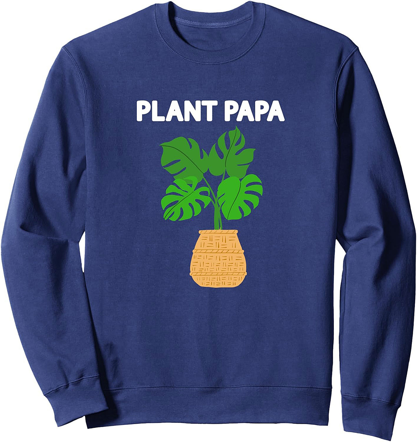 Plant Papa Monstera Graphic Sweatshirt | Cozy Unisex Crewneck