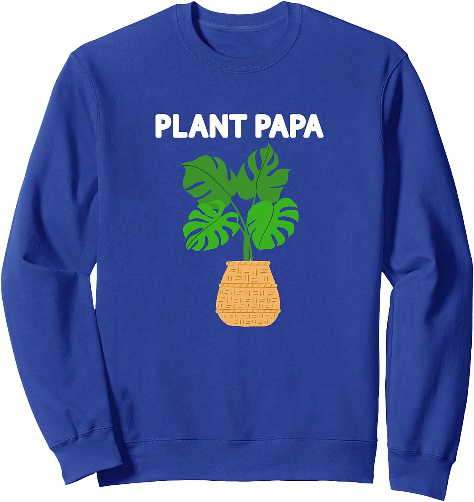 Plant Papa Monstera Graphic Sweatshirt | Cozy Unisex Crewneck